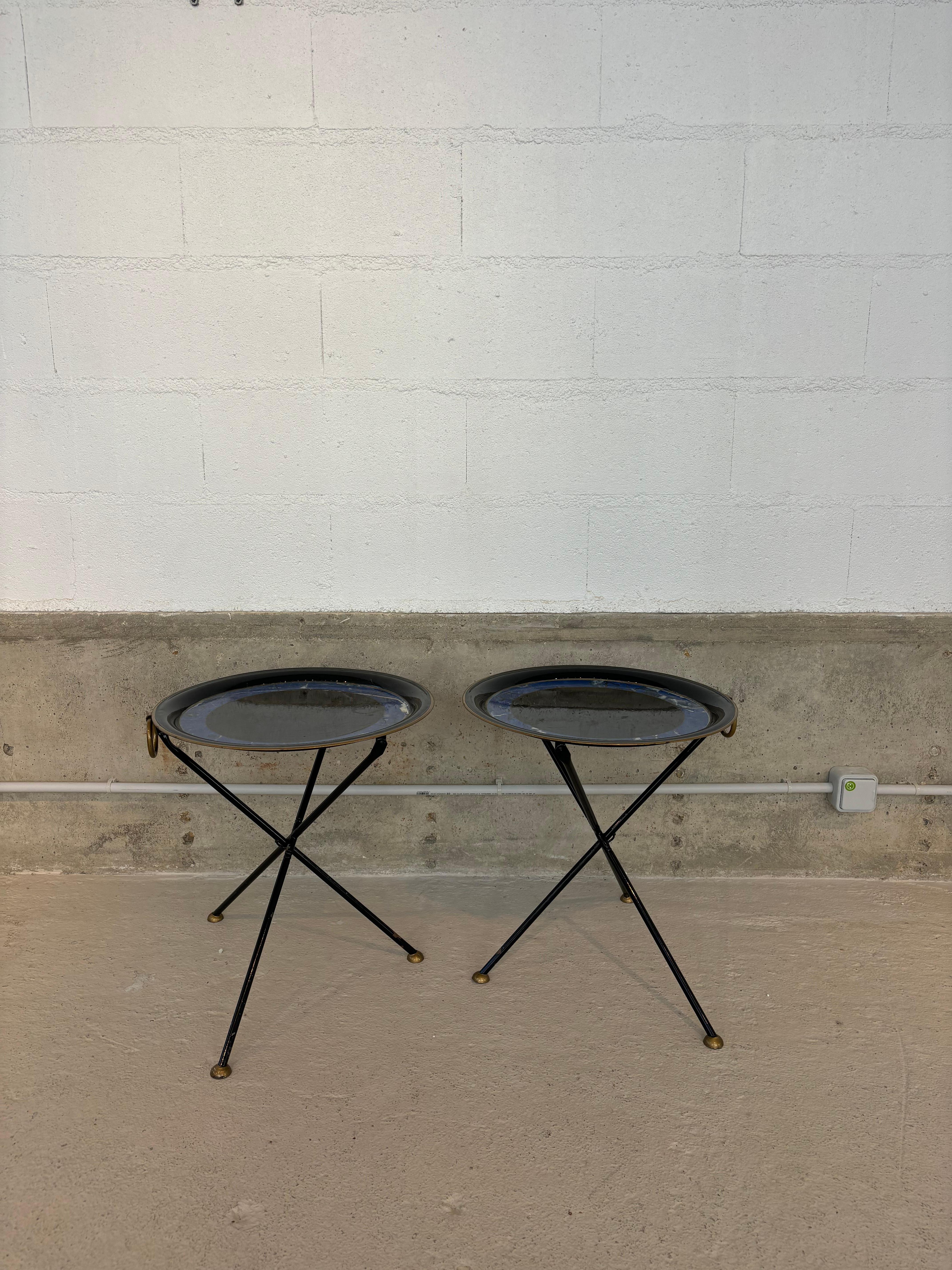 Late 20th Century Pair of guéridon by Christian Dior For Sale