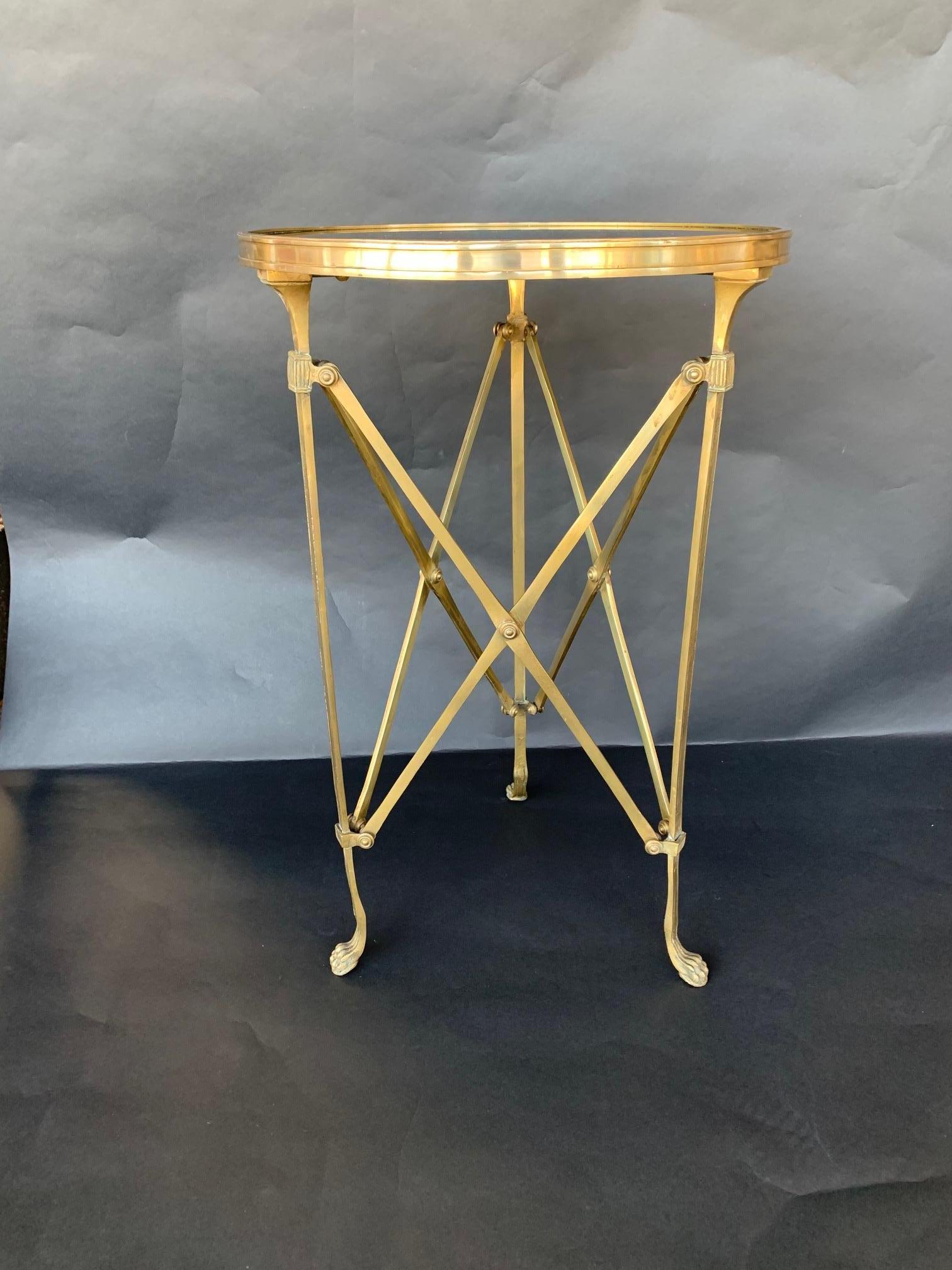 French Pair of Guéridon Side Tables