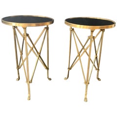 Vintage Pair of Guéridon Side Tables