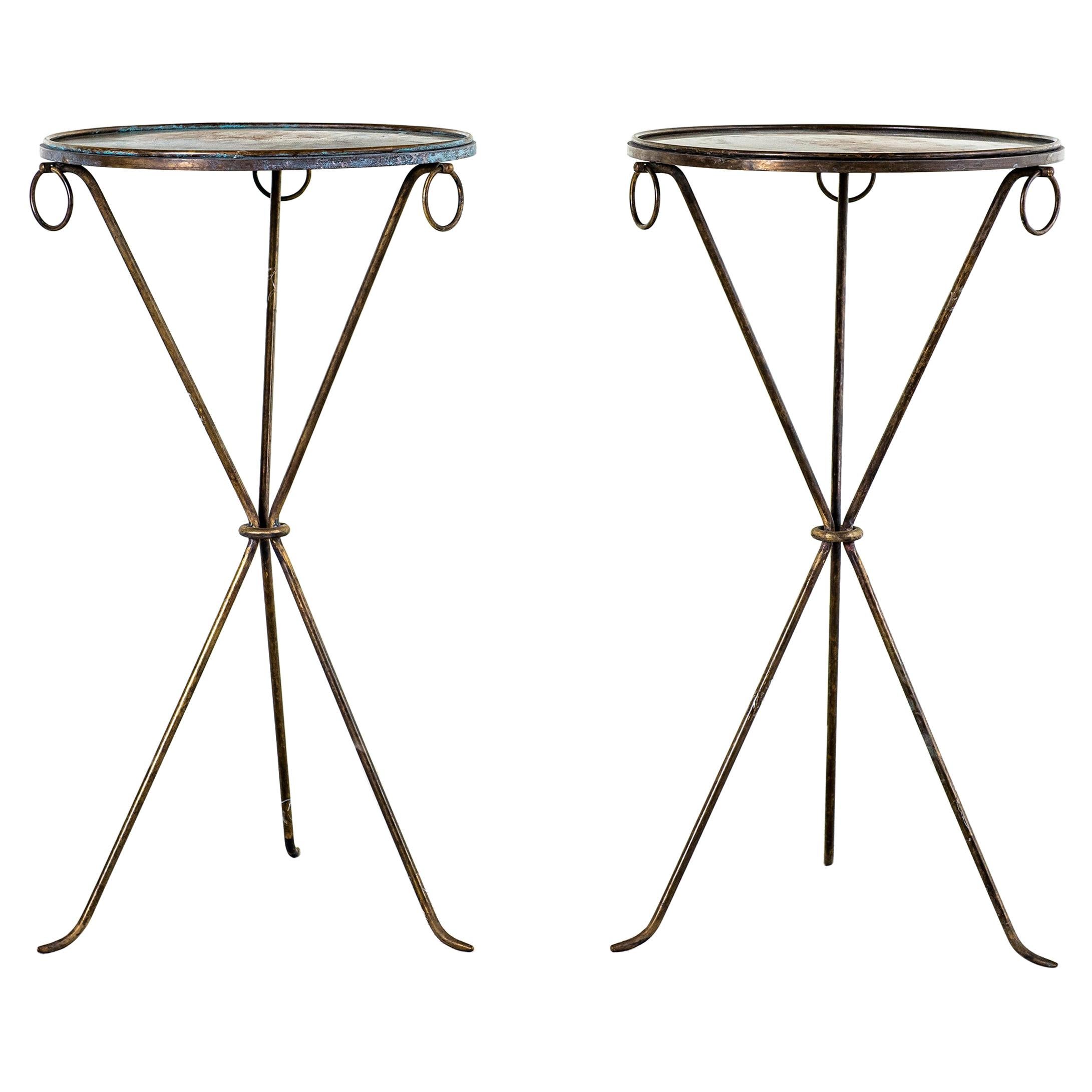 Pair of Guéridons Tables by Jean Michel Frank for Casa Comte, Argentina, 1939