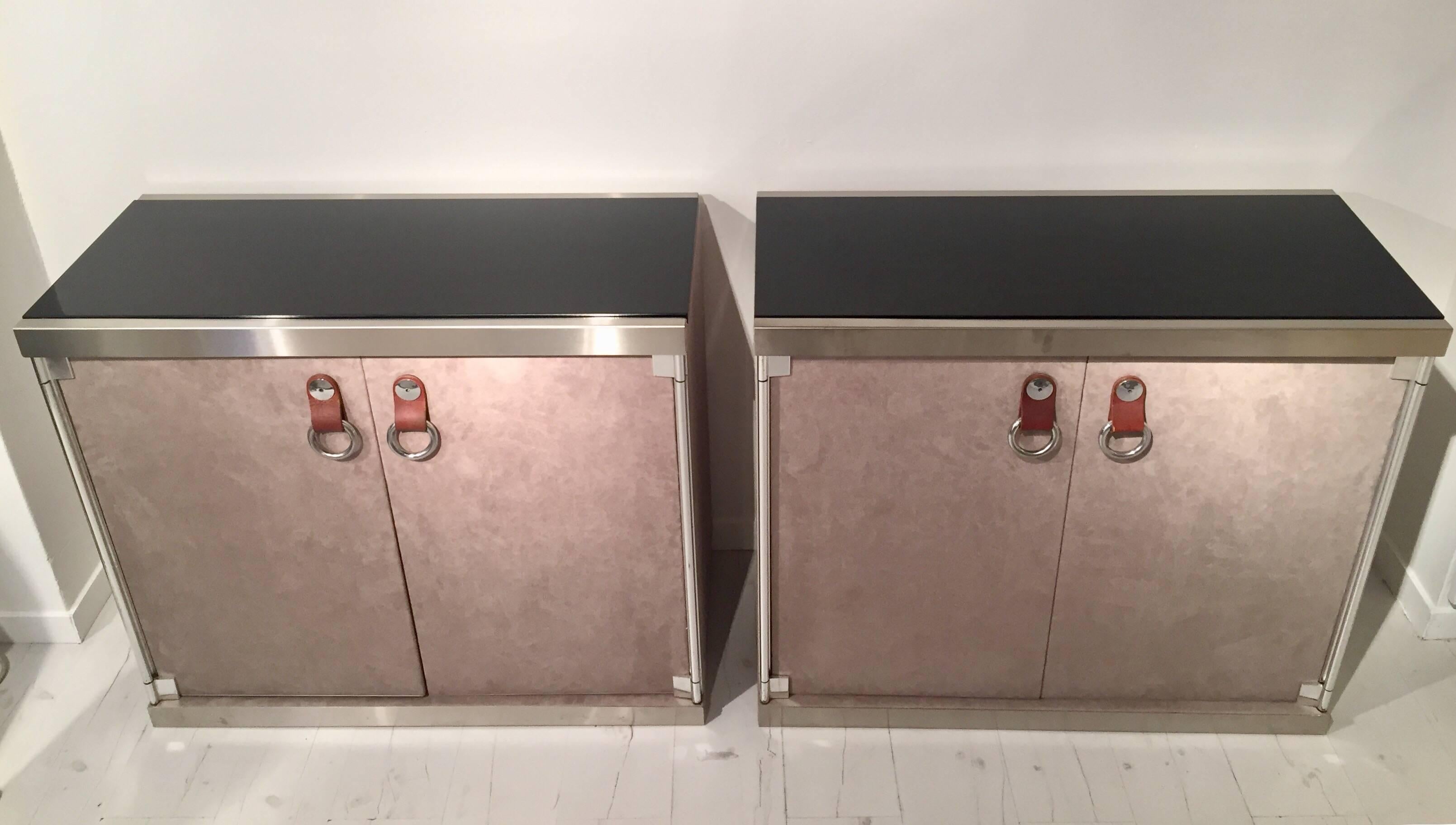 Pair of Guido Faleschini Cabinets In Excellent Condition In Saint-Ouen, FR