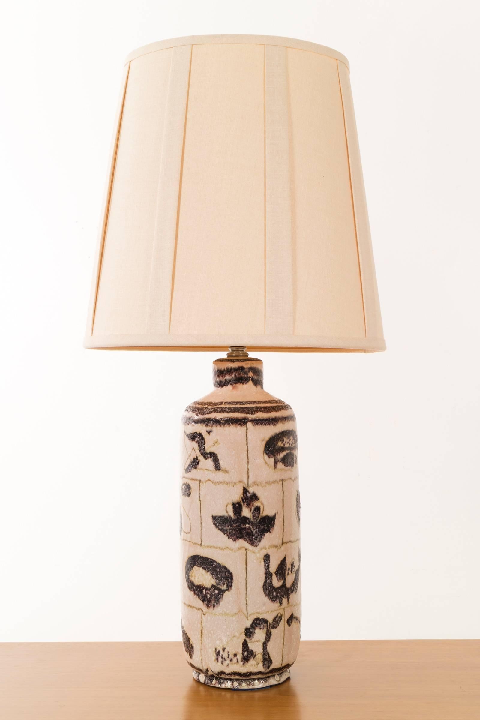 Pair of Guido Gambone Lamps at 1stDibs