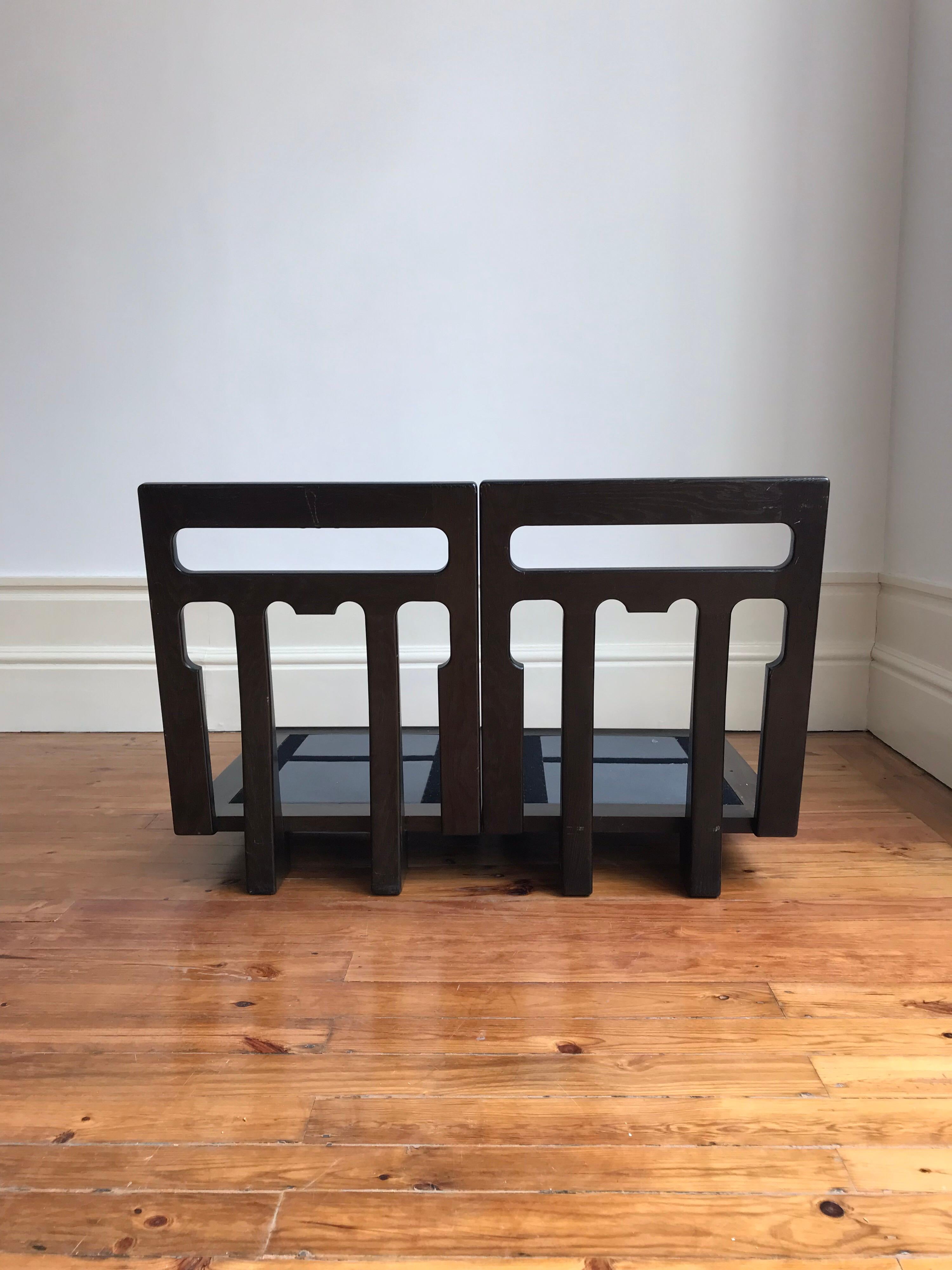 Pair of Guillerme and Chambron Midcentury Solid Oak for Votre Maison, circa 1960 9