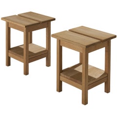 Pair of Guillerme & Chambron Side Tables