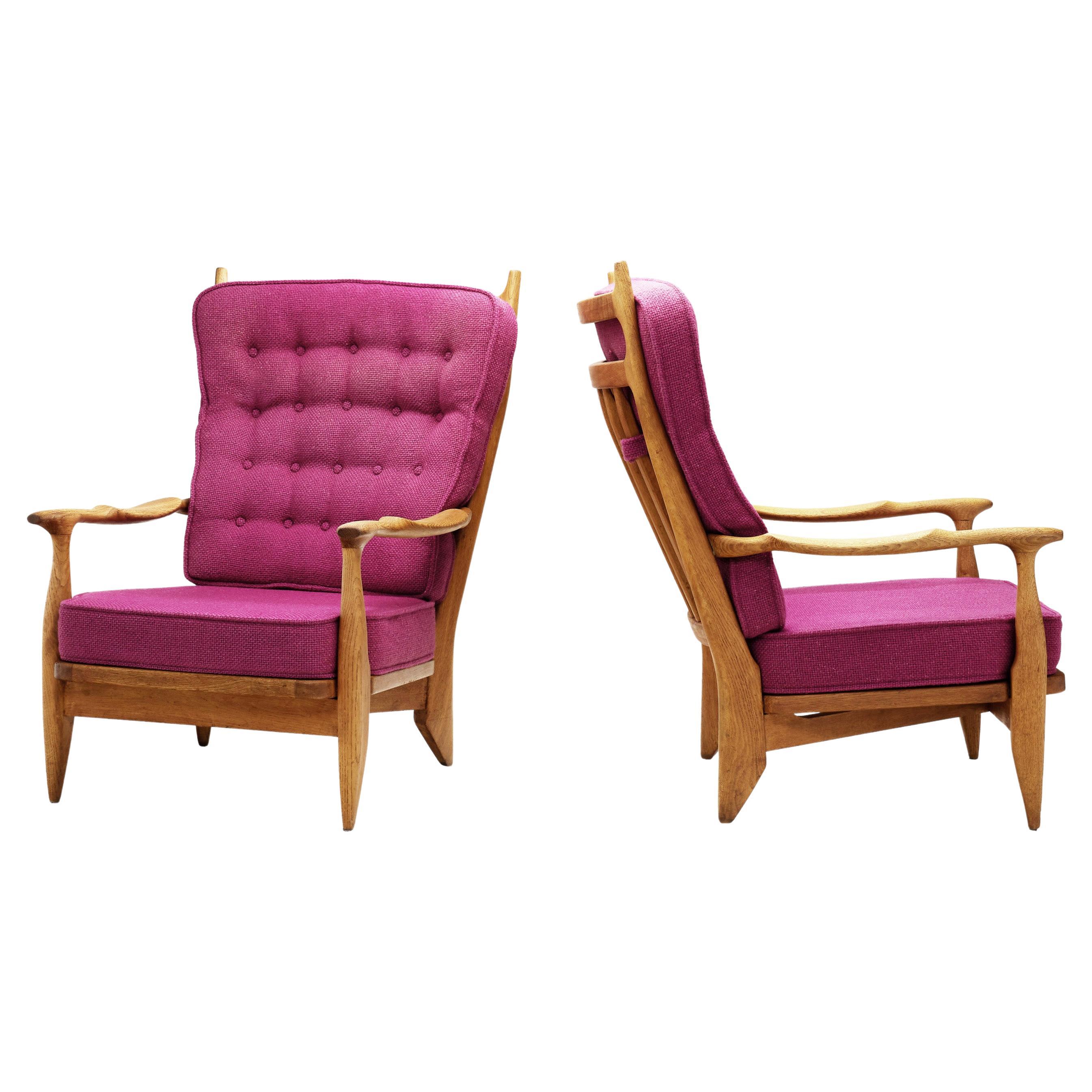 Paire de fauteuils Édouard de Guillerme et Chambron pour Votre Maison, France, années 1960