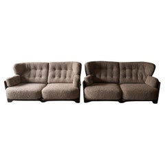 Pair of Guillerme Et Chambron Sofas, Model Denis, From France, Circa 1960