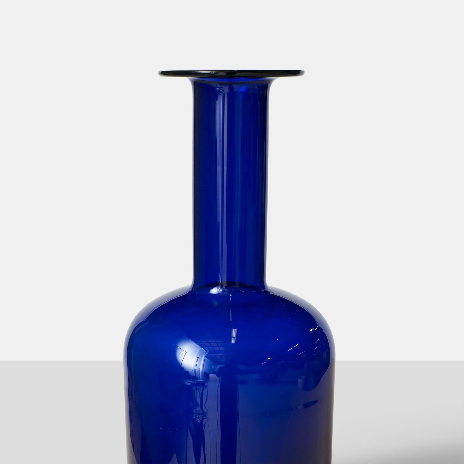Danish Pair of Gulvase Vases by Otto Brauer For Sale