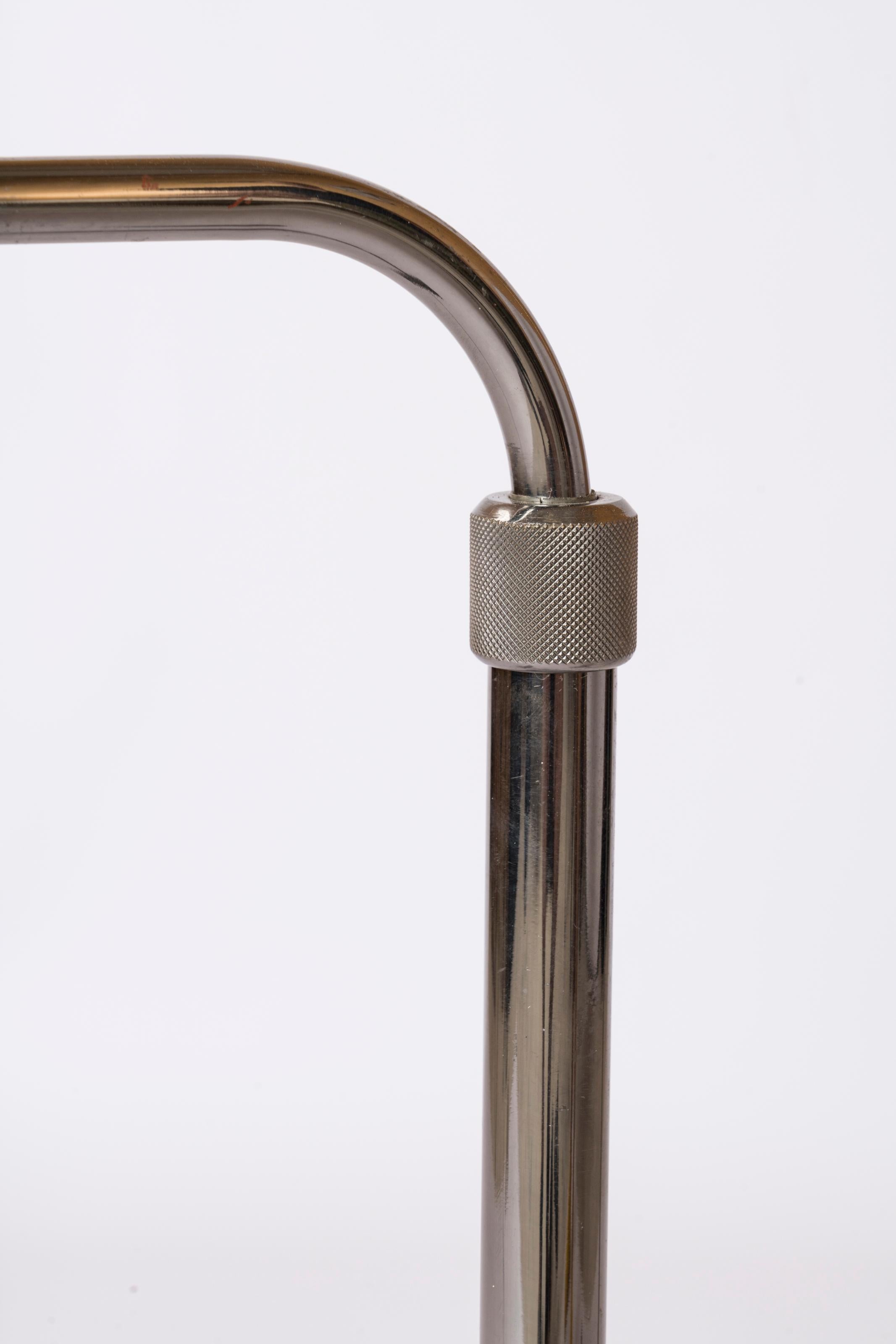 Pair of Gunmetal Adjustable Height Reading Lamps by Roger Nathan - France 1970's 1