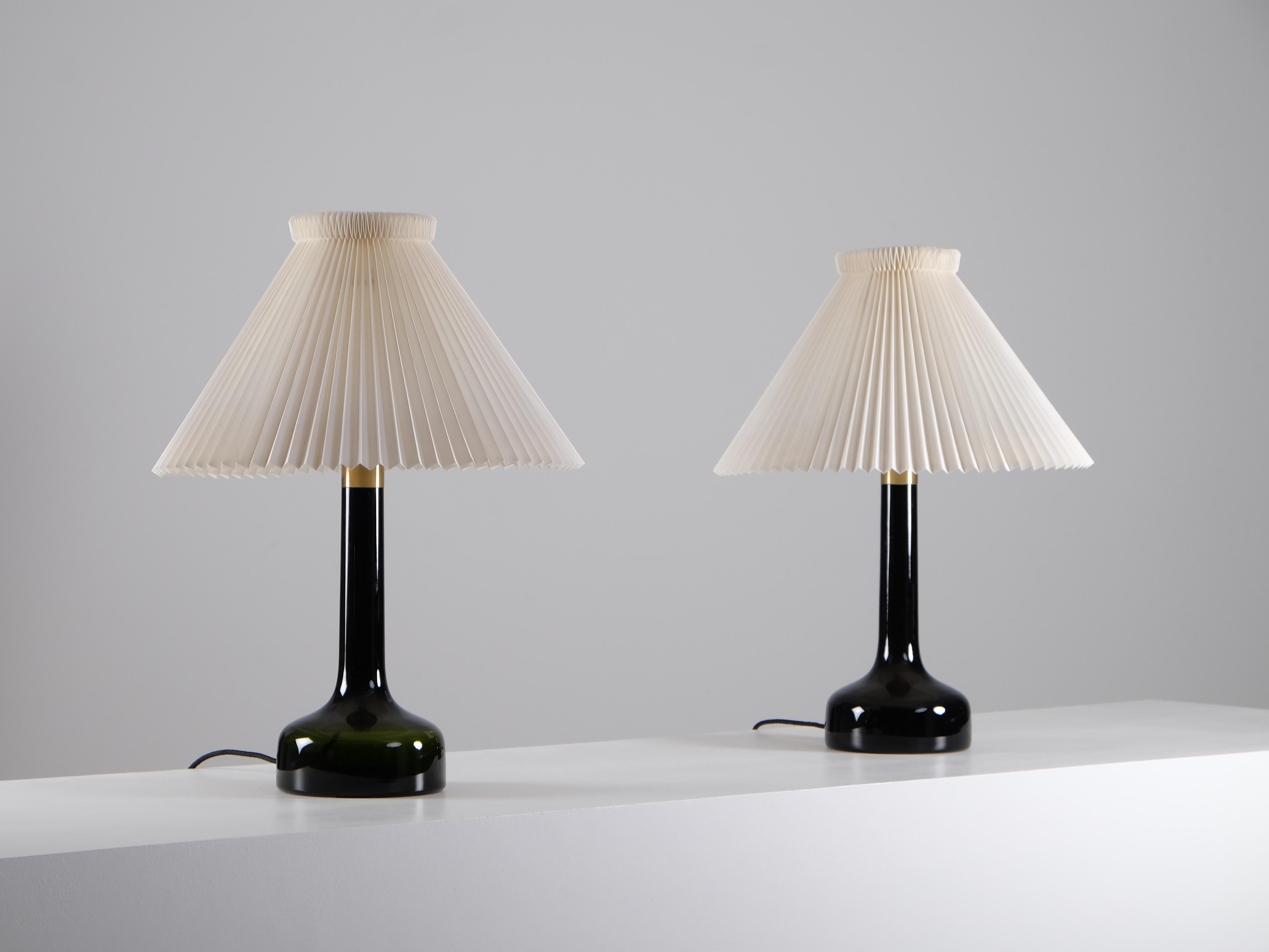 Milieu du XXe siècle Paire de lampes de table Gunnar Biilmann-Petersen, Danemark, années 1960 en vente
