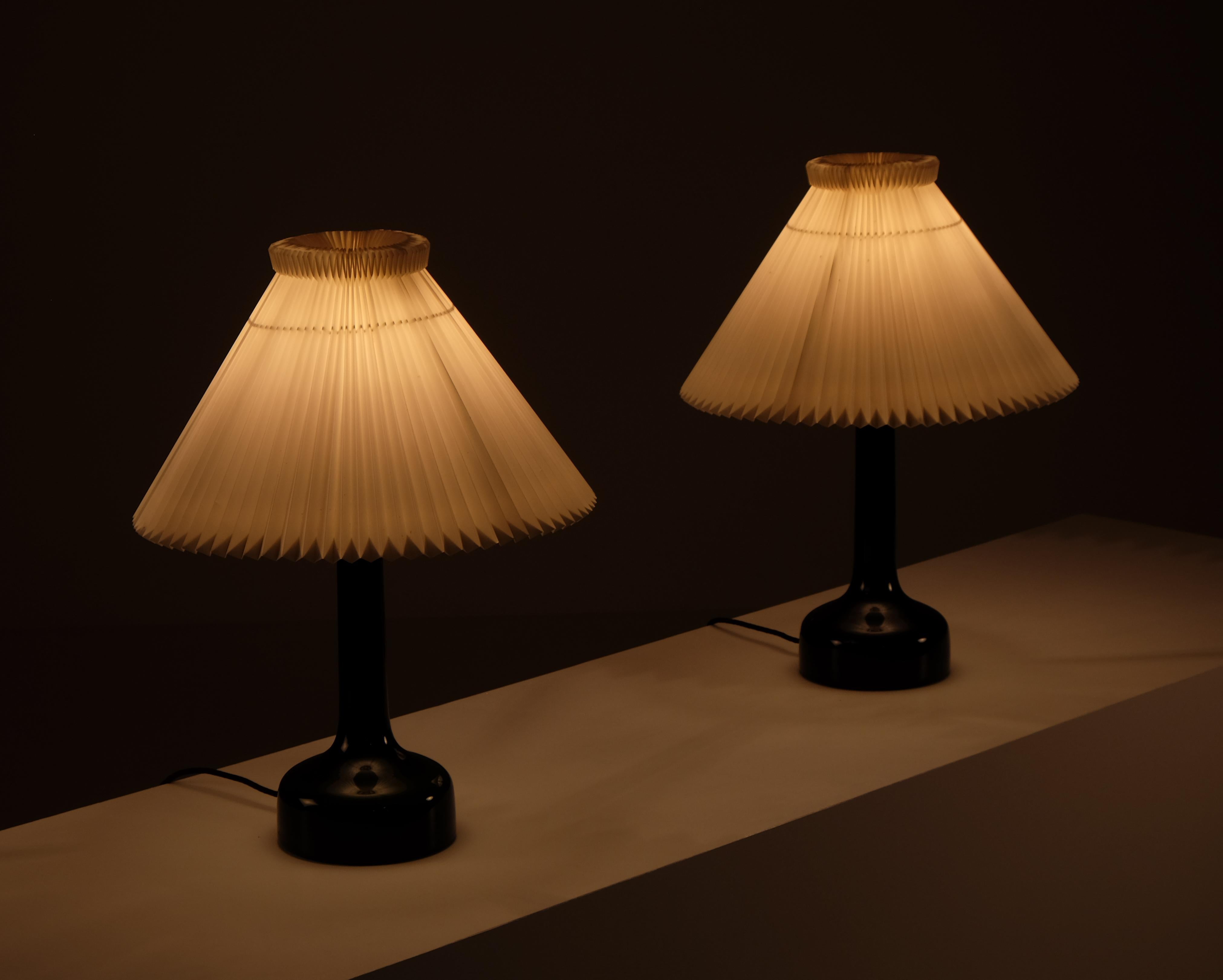 Paire de lampes de table Gunnar Biilmann-Petersen, Danemark, années 1960 en vente 2