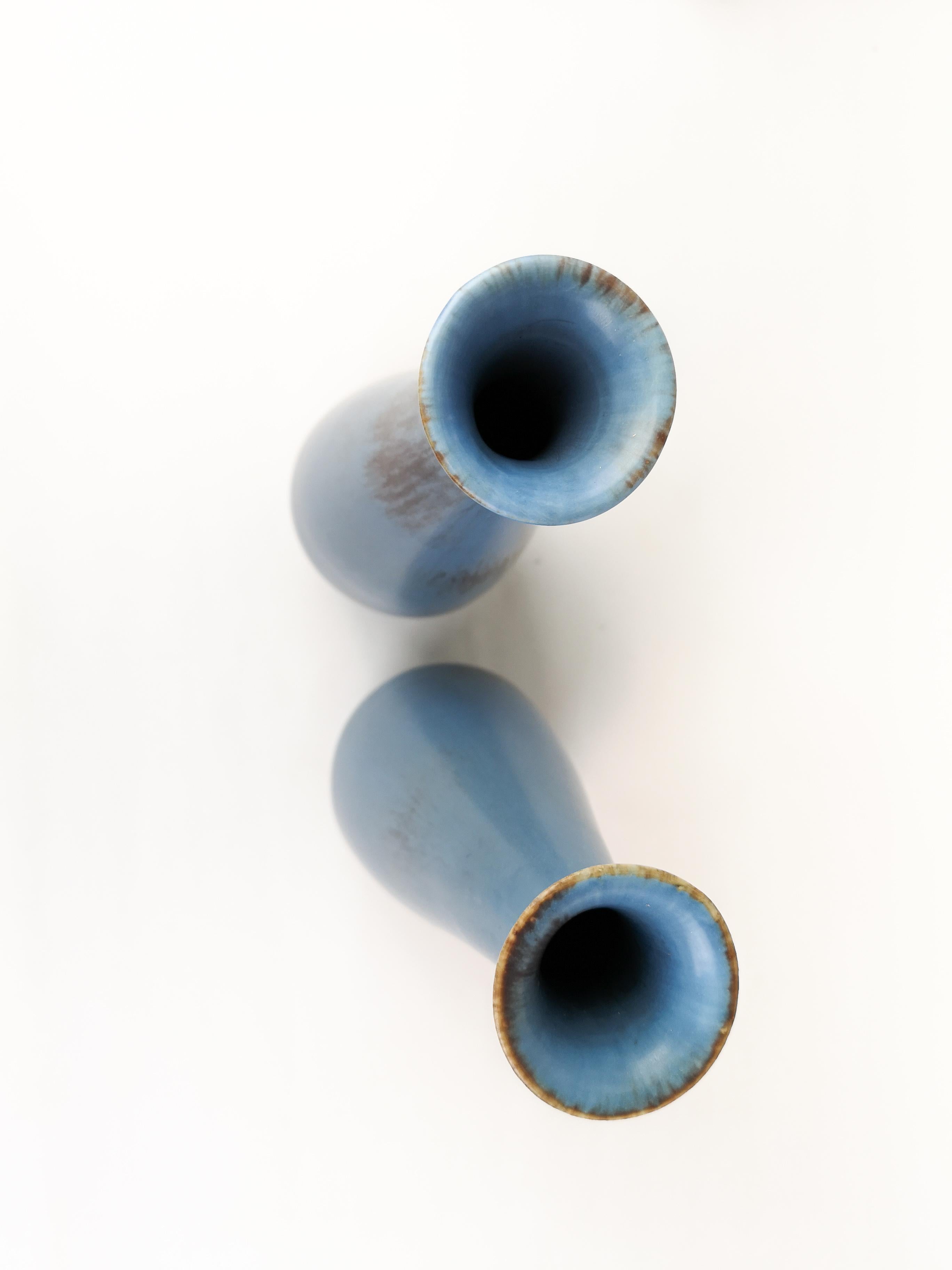 Pair of Gunnar Nylund Ceramic Vases by Rörstrand in Sweden 3