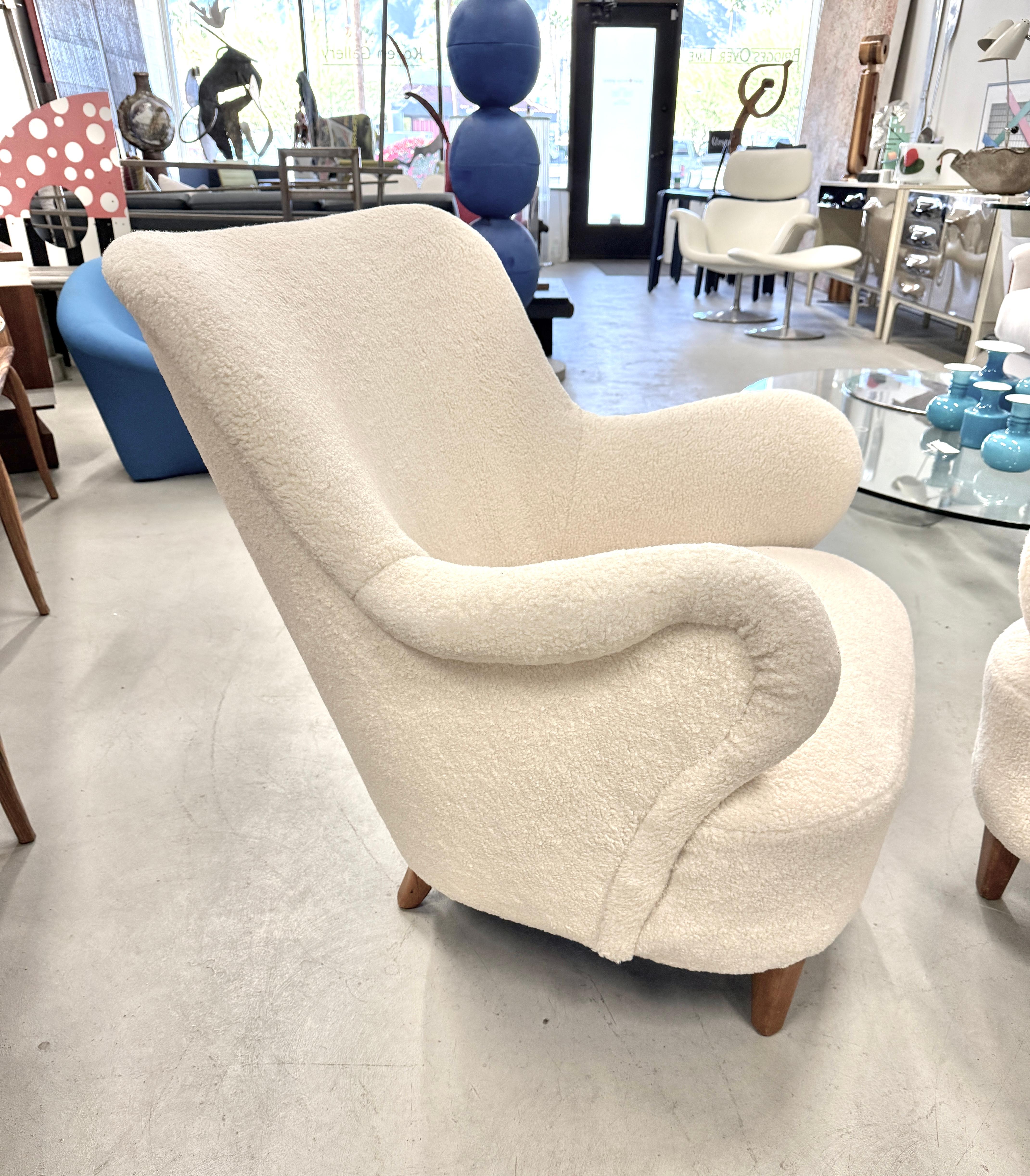 Coppia di poltrone svedesi Gustav Axel Berg, circa 1945 in vendita 2