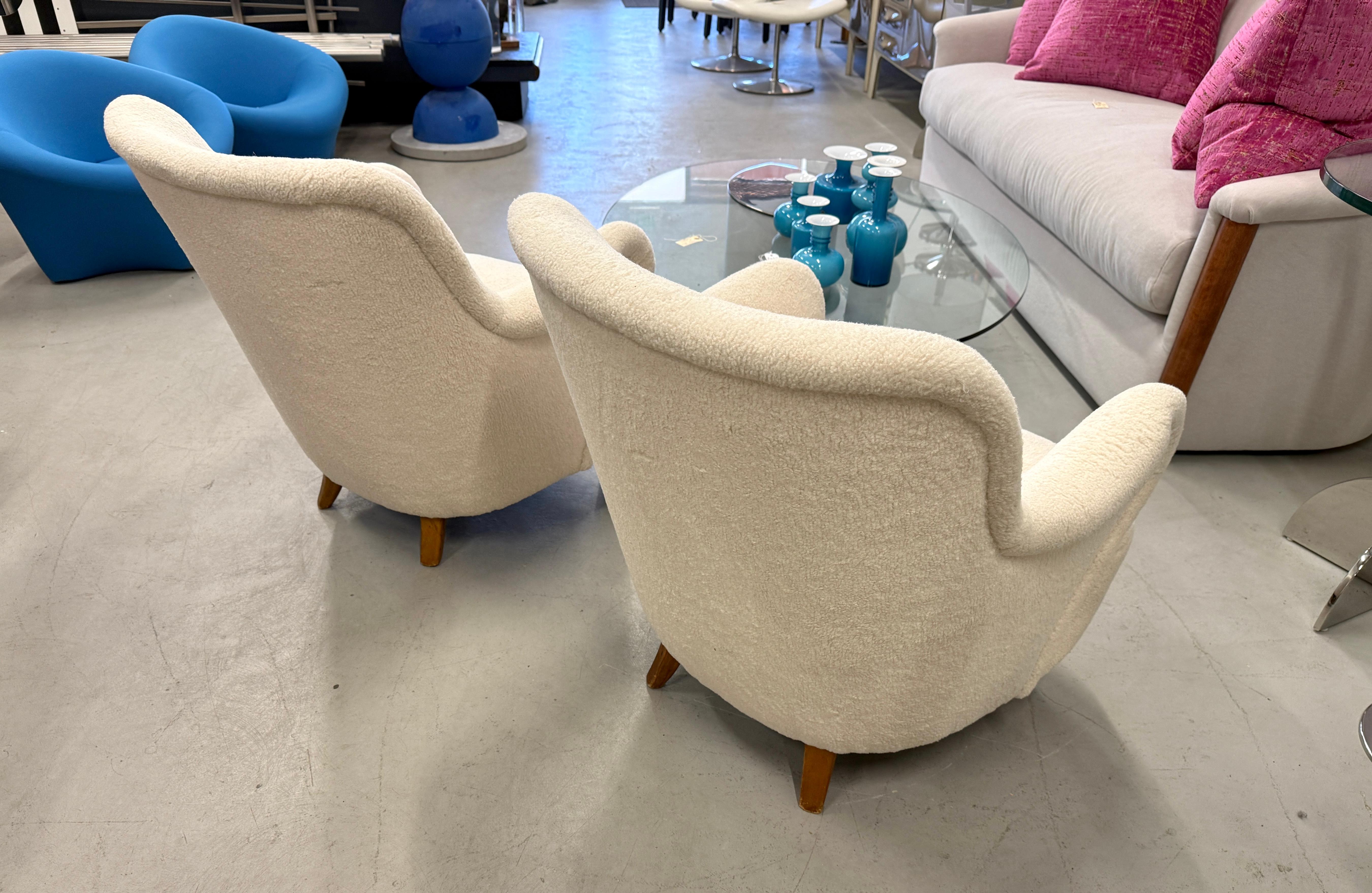 Coppia di poltrone svedesi Gustav Axel Berg, circa 1945 in vendita 6