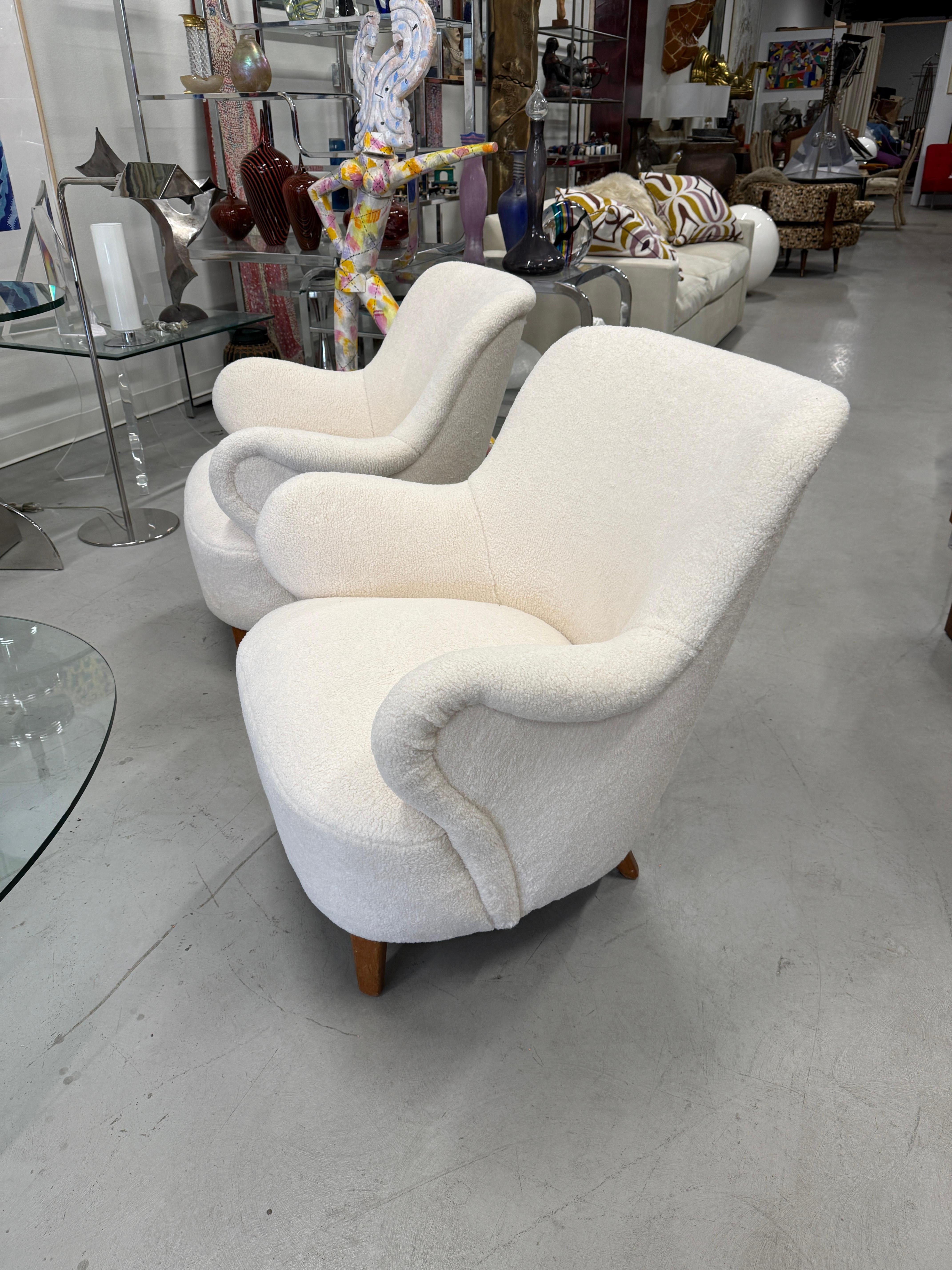 Coppia di poltrone svedesi Gustav Axel Berg, circa 1945 in vendita 7