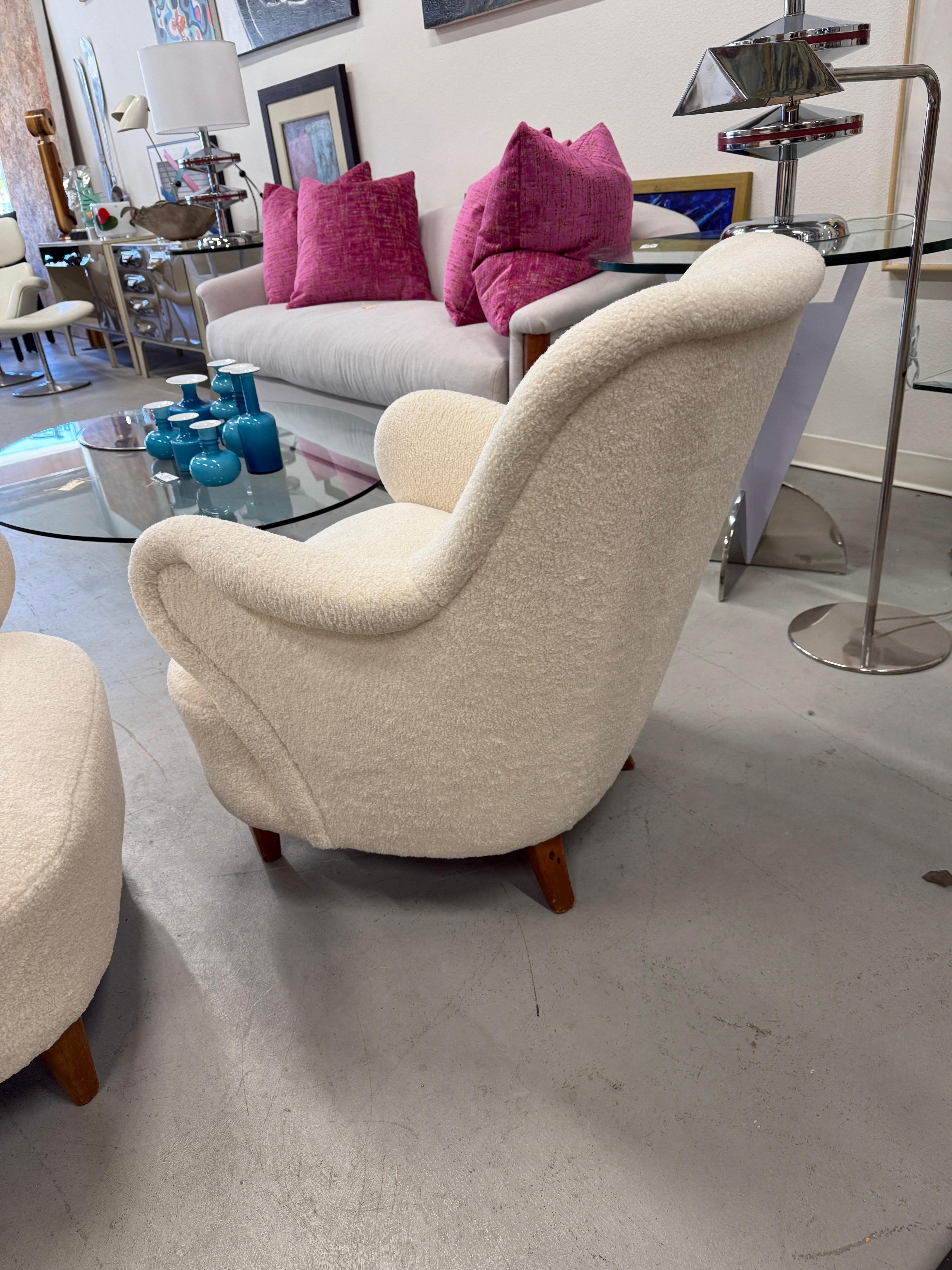 Coppia di poltrone svedesi Gustav Axel Berg, circa 1945 in vendita 1