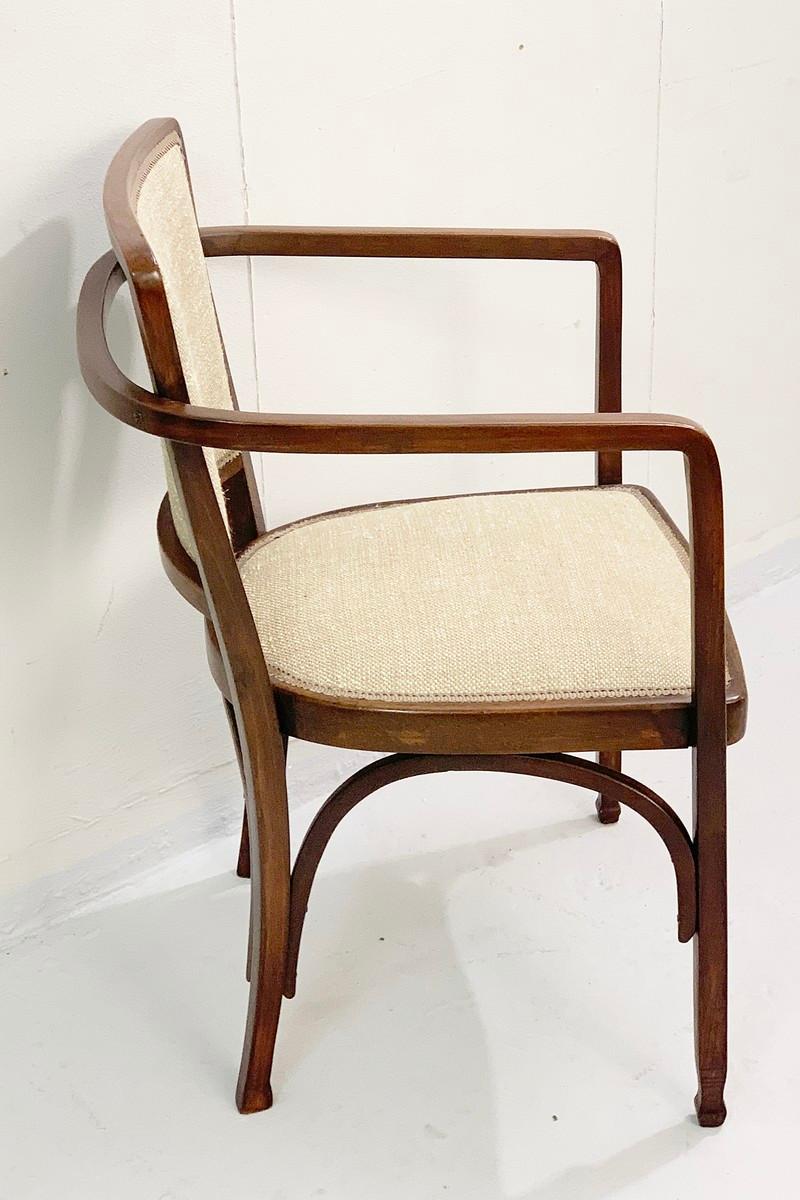 Pair of Gustav Siegel Chairs for J & J Kohn, Vienna Secession In Good Condition For Sale In Brussels, BE