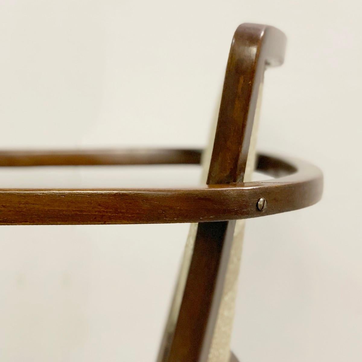 Wood Pair of Gustav Siegel Chairs for J & J Kohn, Vienna Secession For Sale