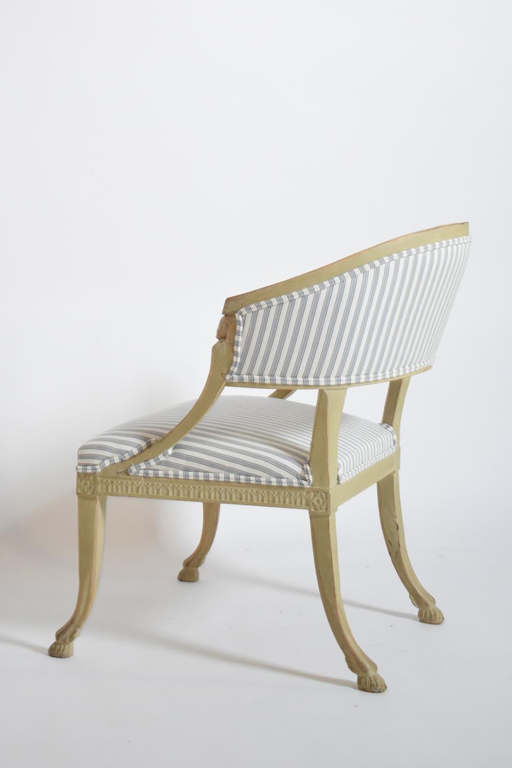 Suédois Paire de fauteuils gustaviens, C.I.C. en vente