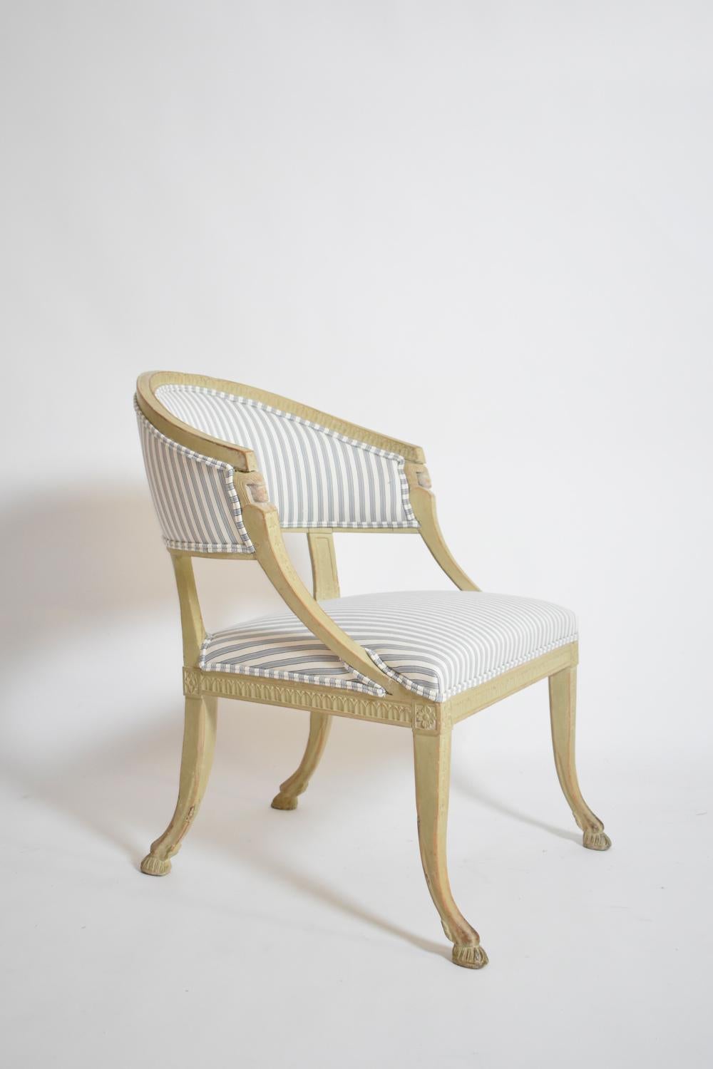 Paire de fauteuils gustaviens, C.I.C. Excellent état - En vente à Lisboa, PT