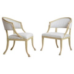 Paire de fauteuils gustaviens, C.I.C.