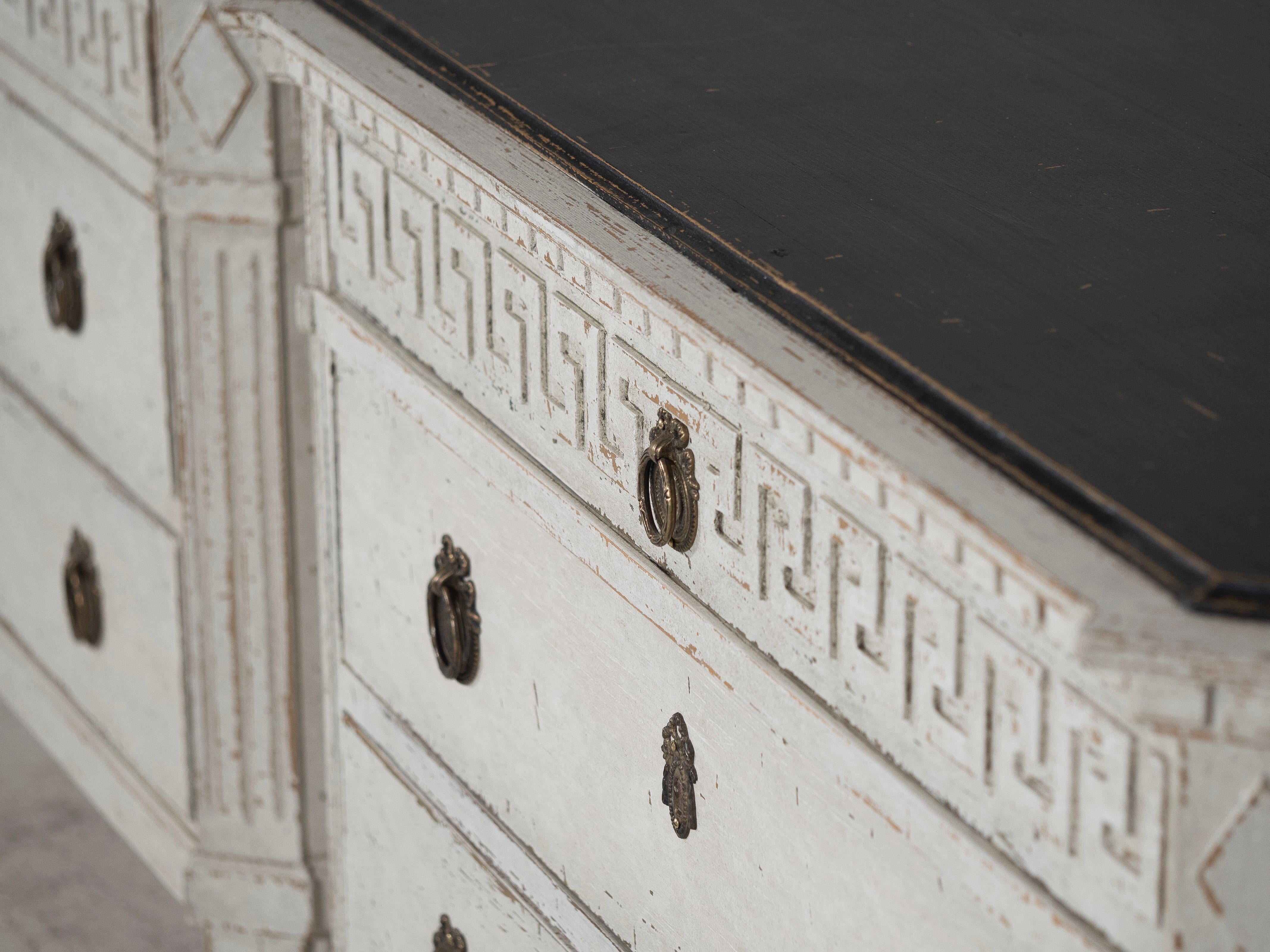 20th Century Pair of Gustavian chests, from around 100 years old. For Sale