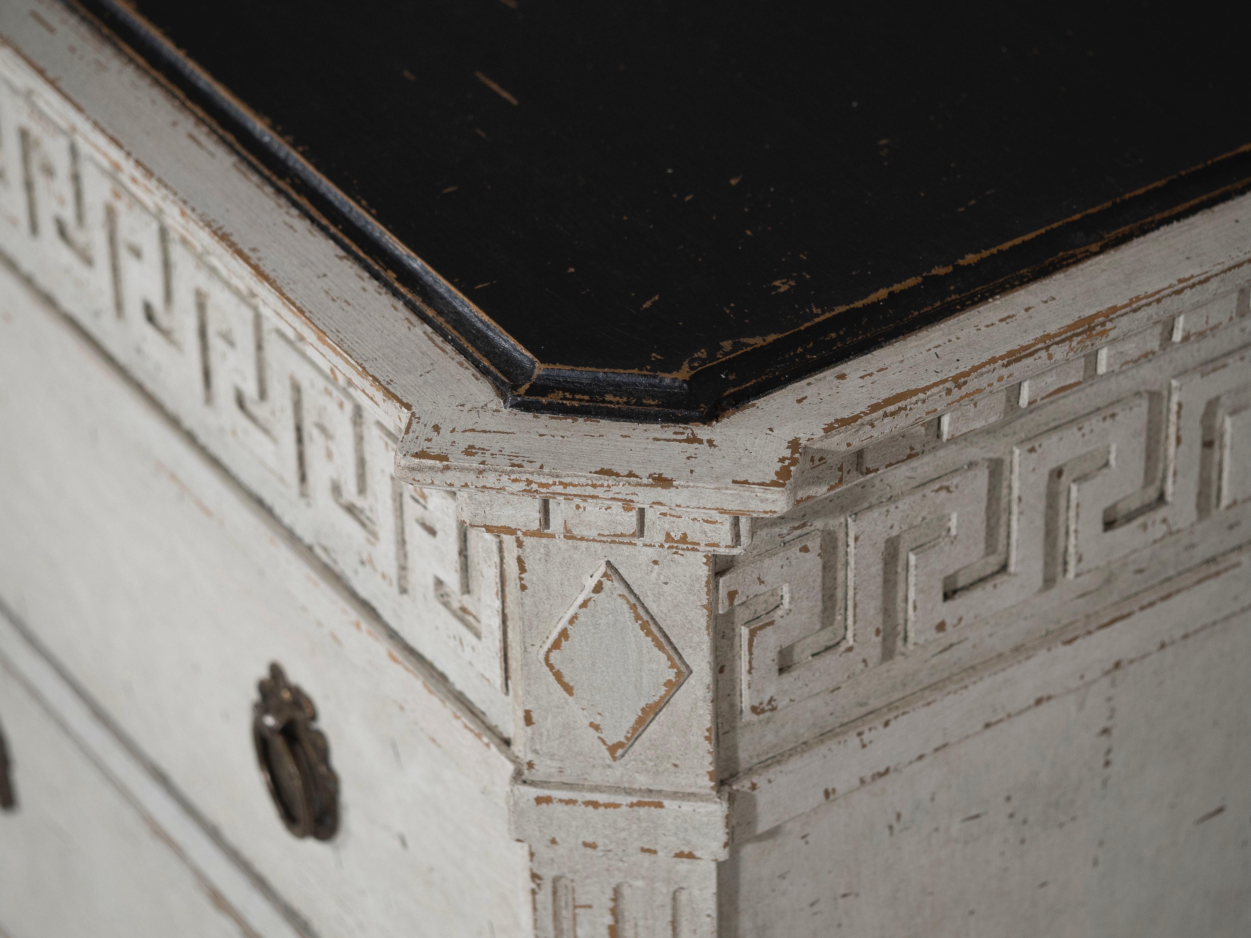 Wood Pair of Gustavian chests, from around 100 years old.