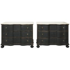 Pair of Gustavian Commodes, circa 1890