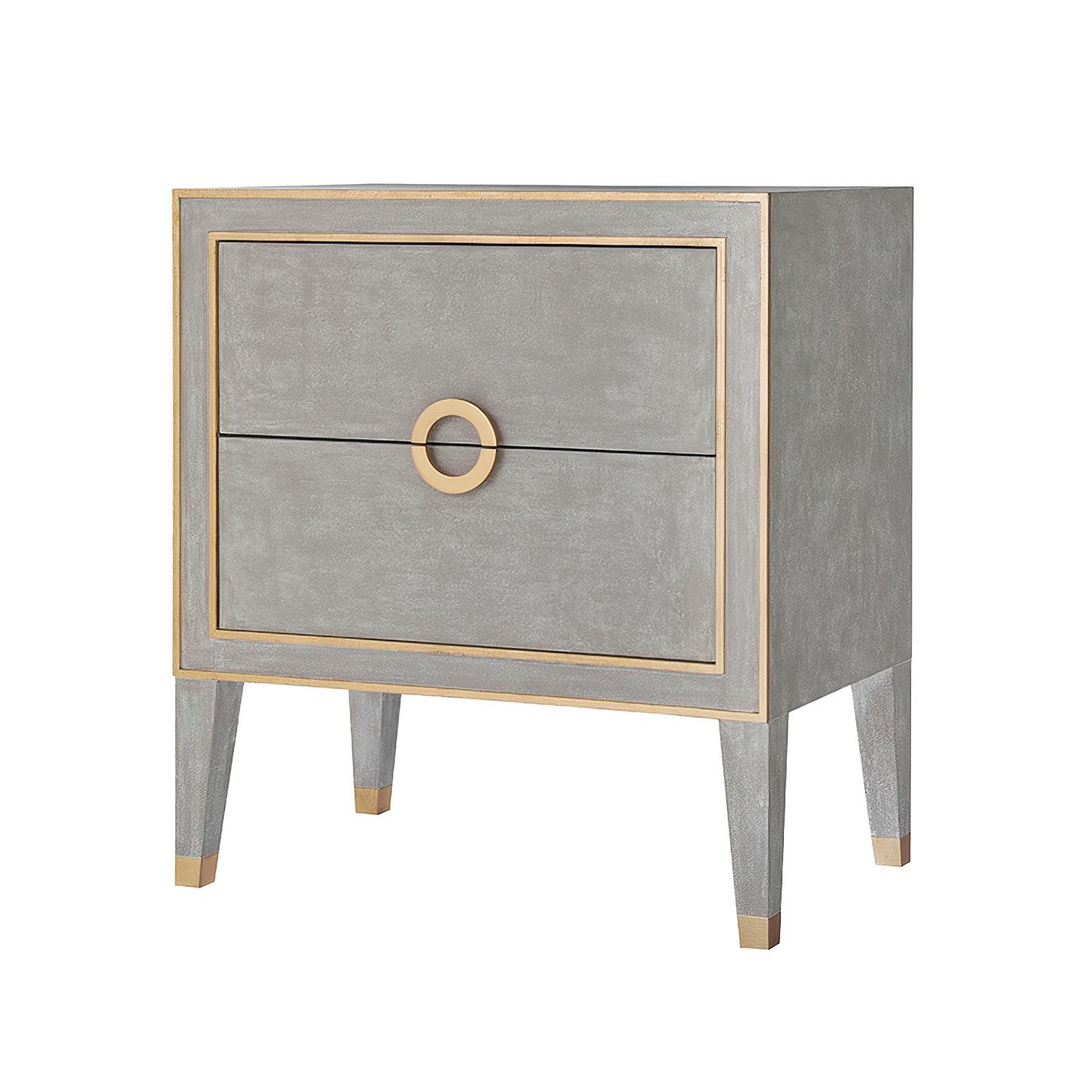 Pair of Gustavian Grey Painted Nightstands In New Condition For Sale In Westwood, NJ