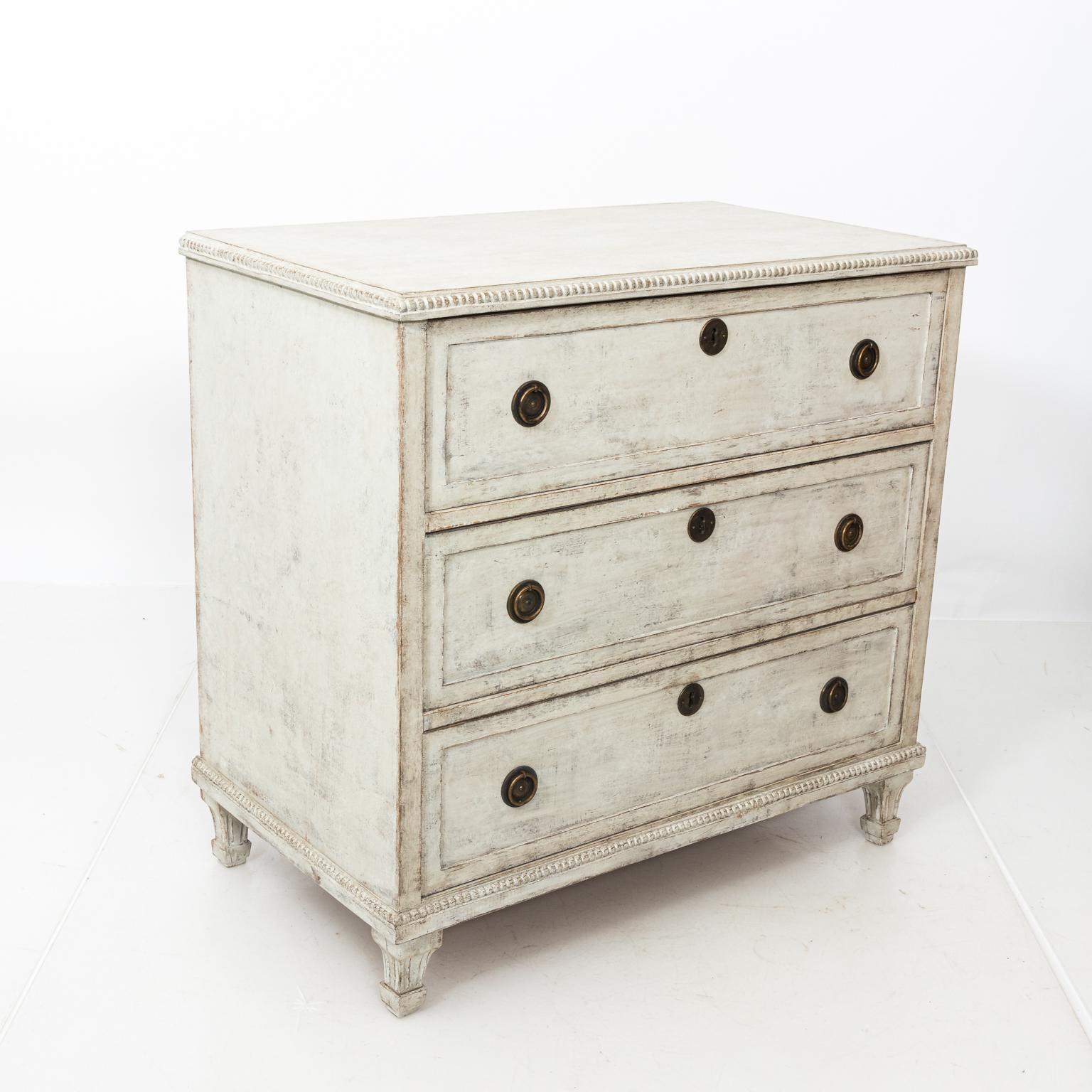 Pair of Gustavian Style Chest of Drawers For Sale 4