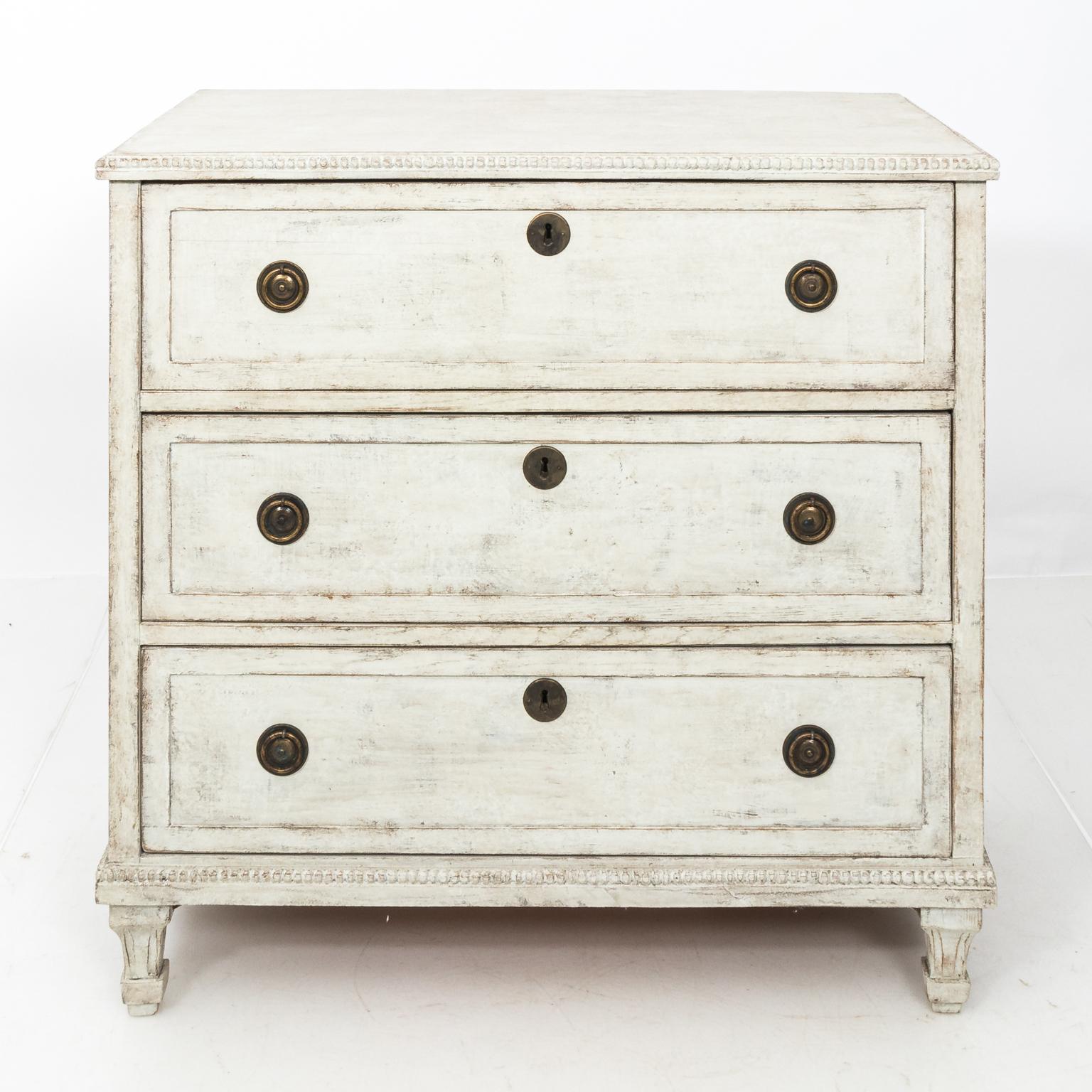 Pair of Gustavian Style Chest of Drawers For Sale 11