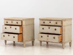 Pair of Gustavian Style Chests of Drawers