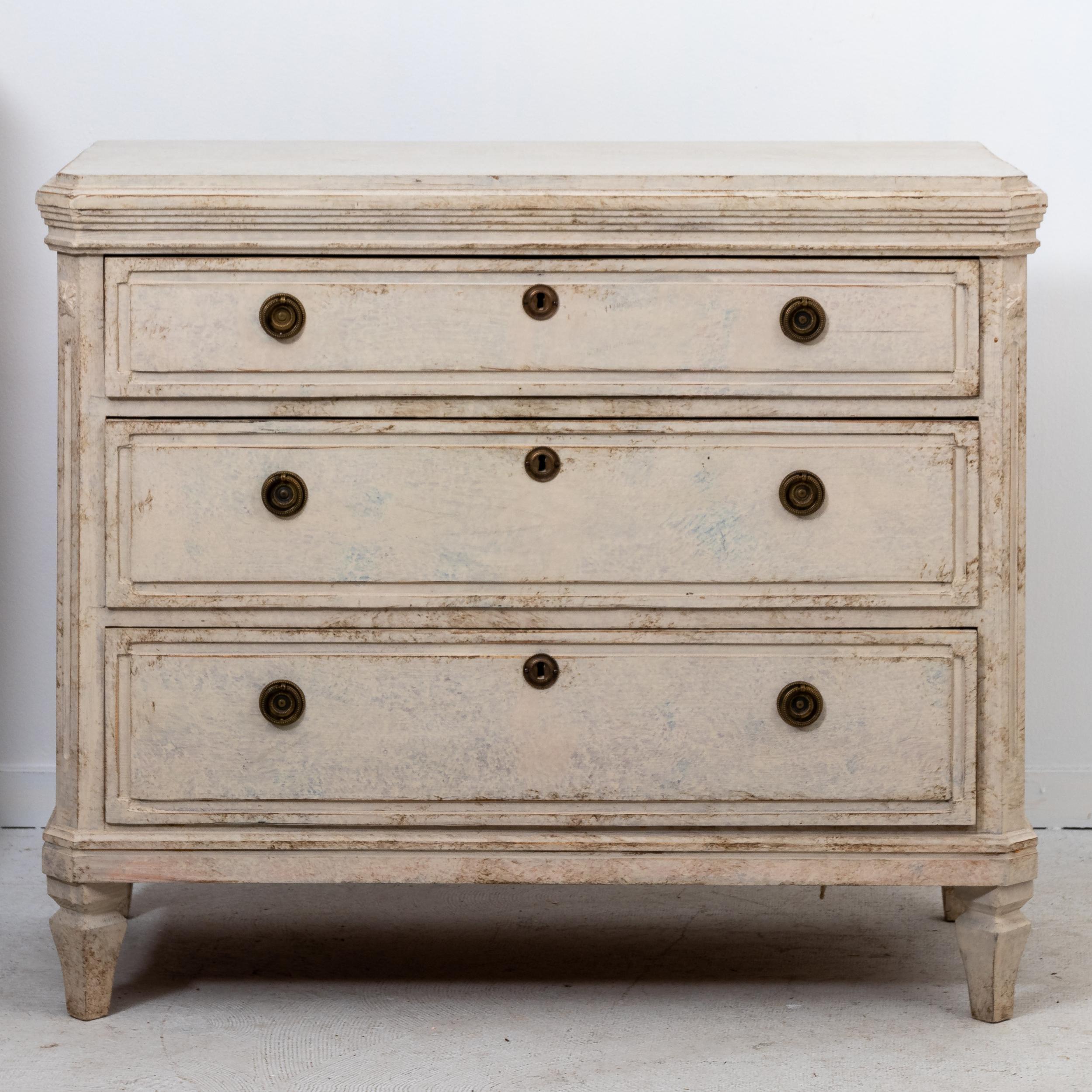 gustavian style chest of drawers