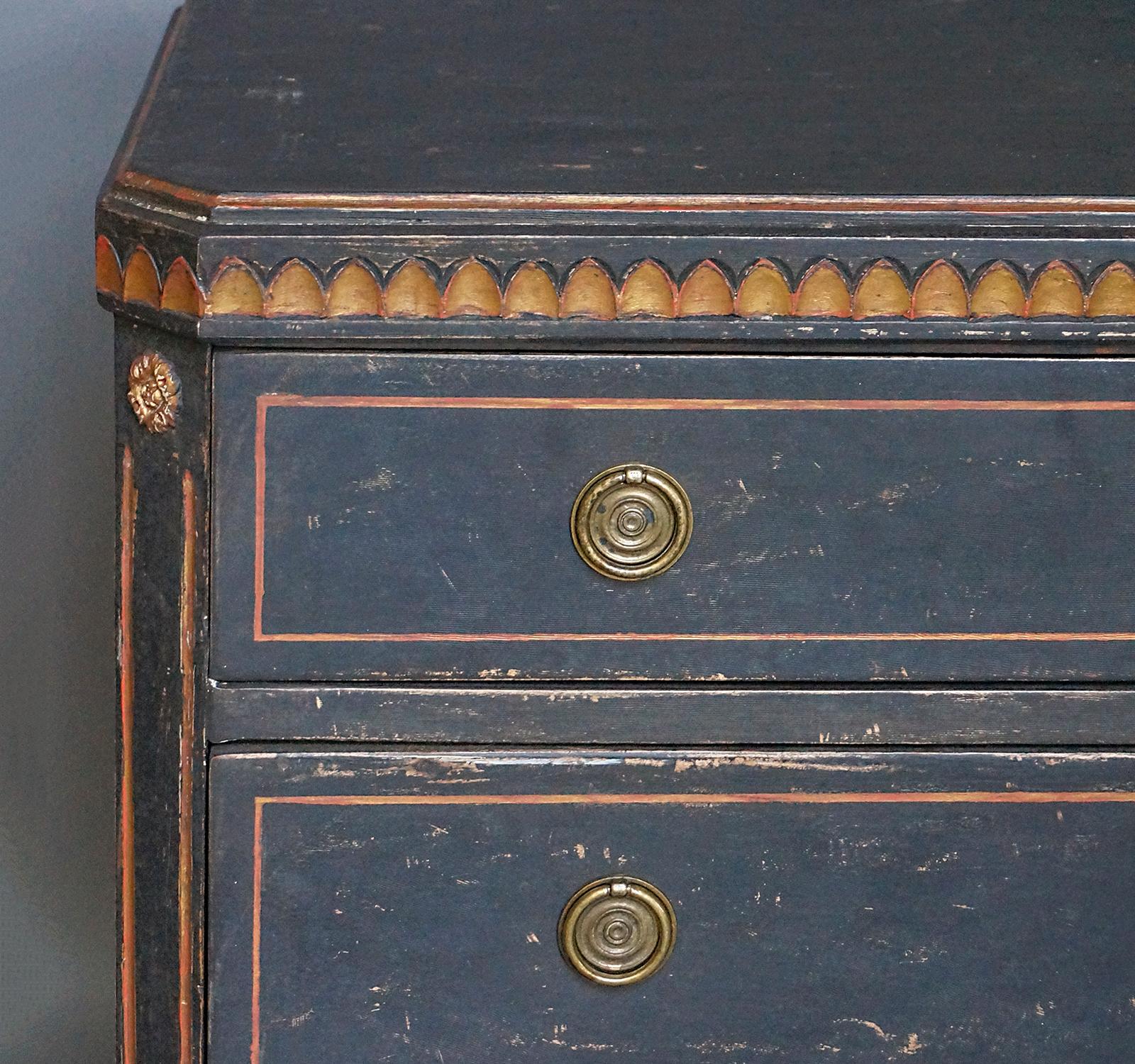 19th Century Pair of Gustavian Style Chests of Drawers