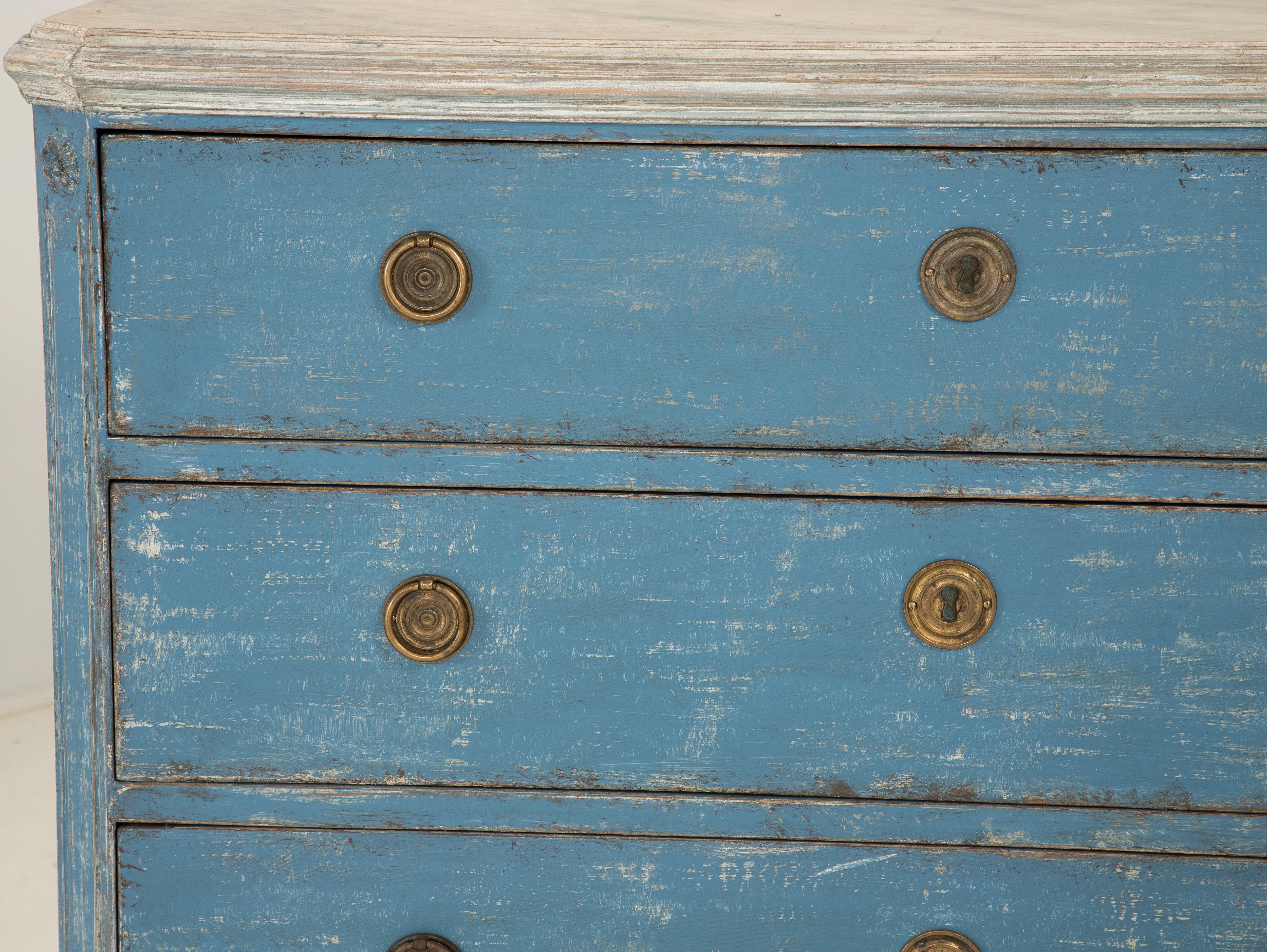 Pair of Gustavian Style Chests of Drawers 1