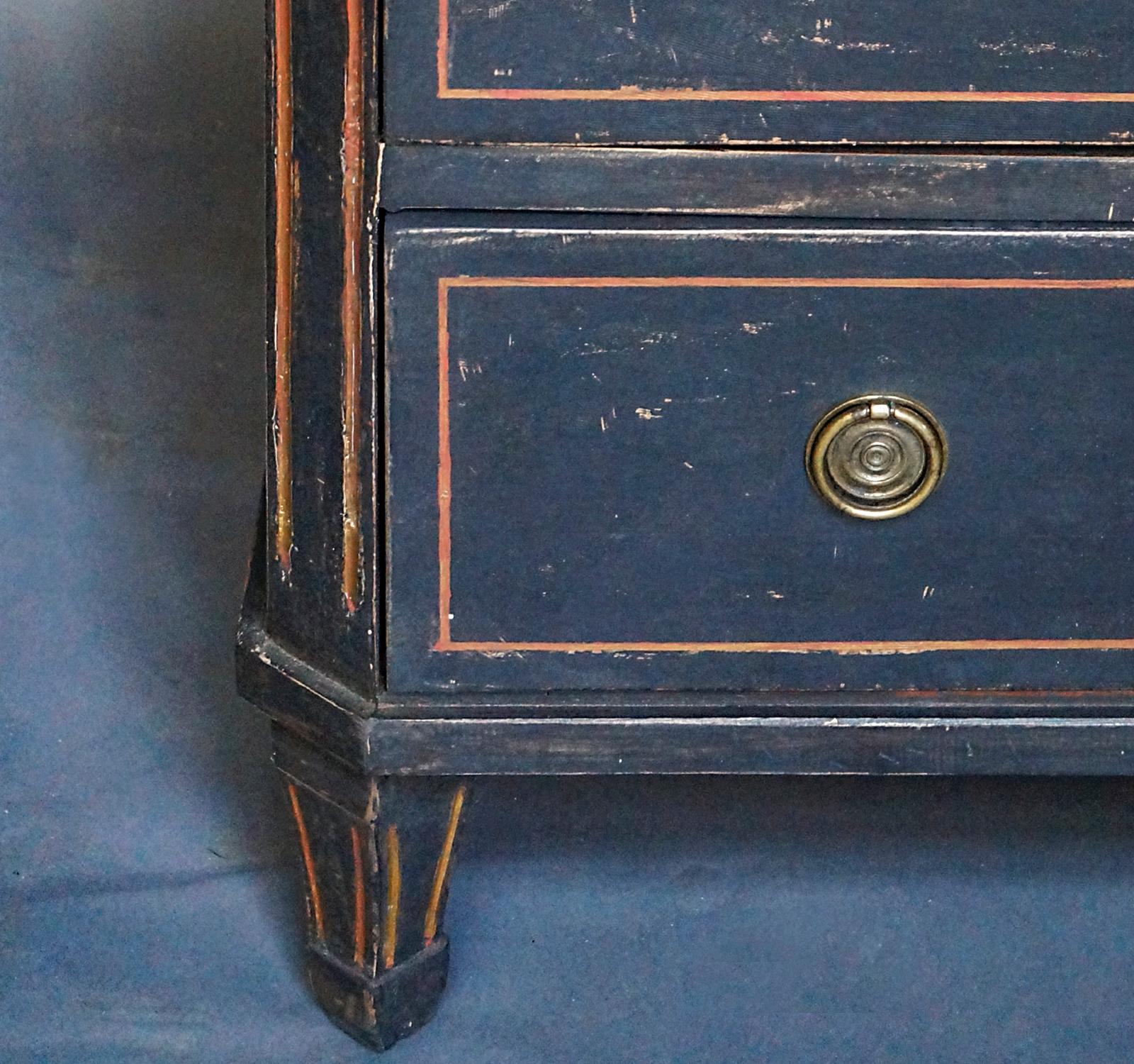 Wood Pair of Gustavian Style Chests of Drawers