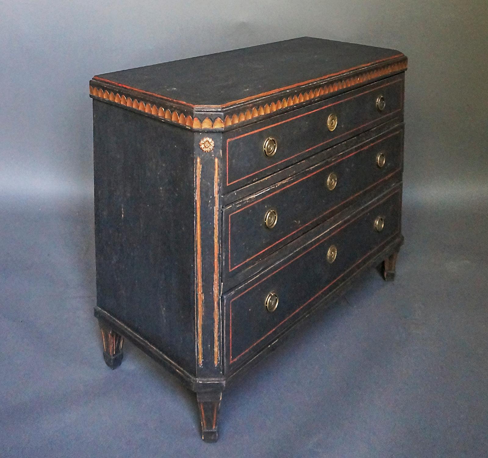 Pair of Gustavian Style Chests of Drawers 1