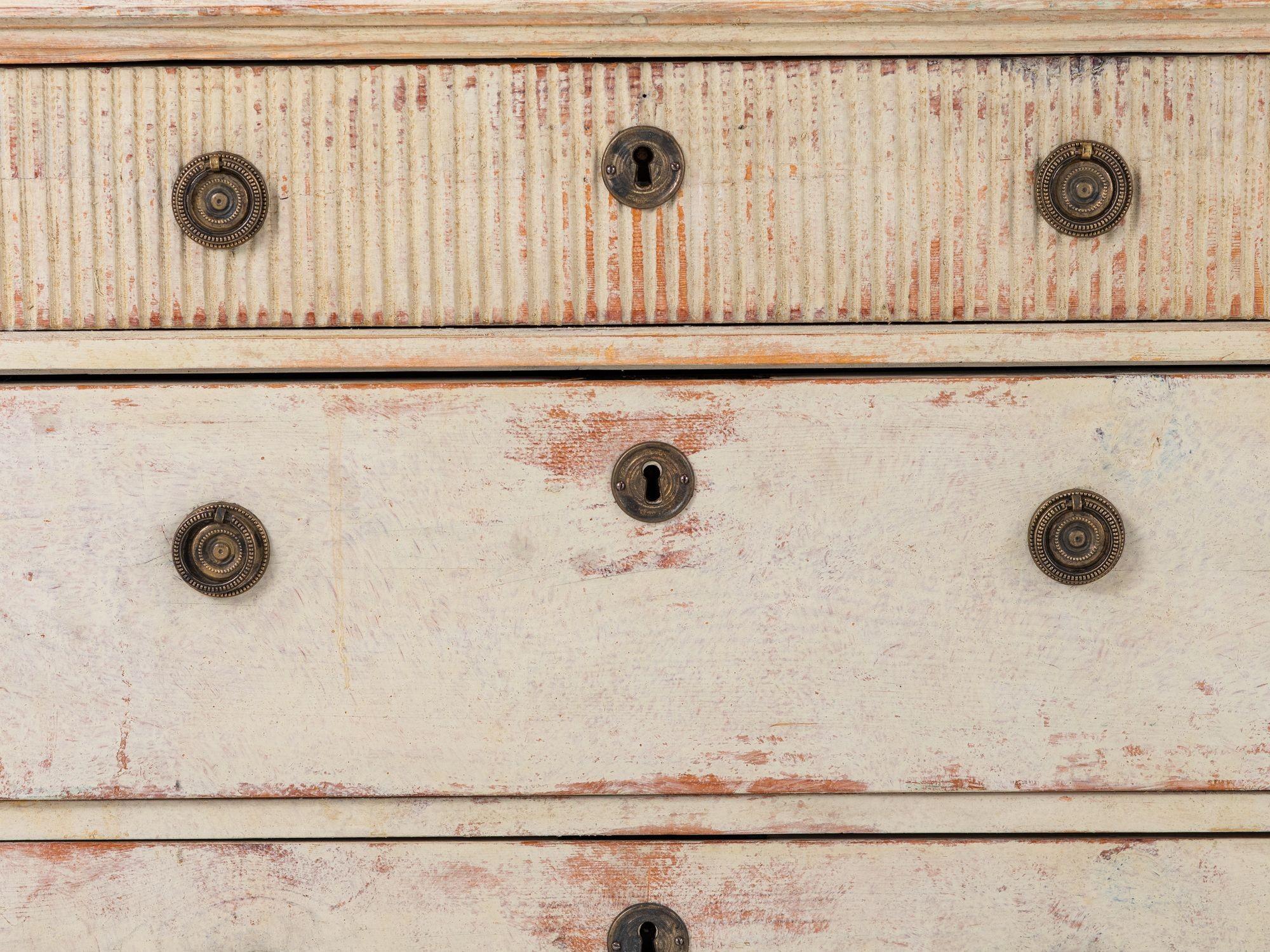 Pair of Gustavian Style Chests of Drawers 3