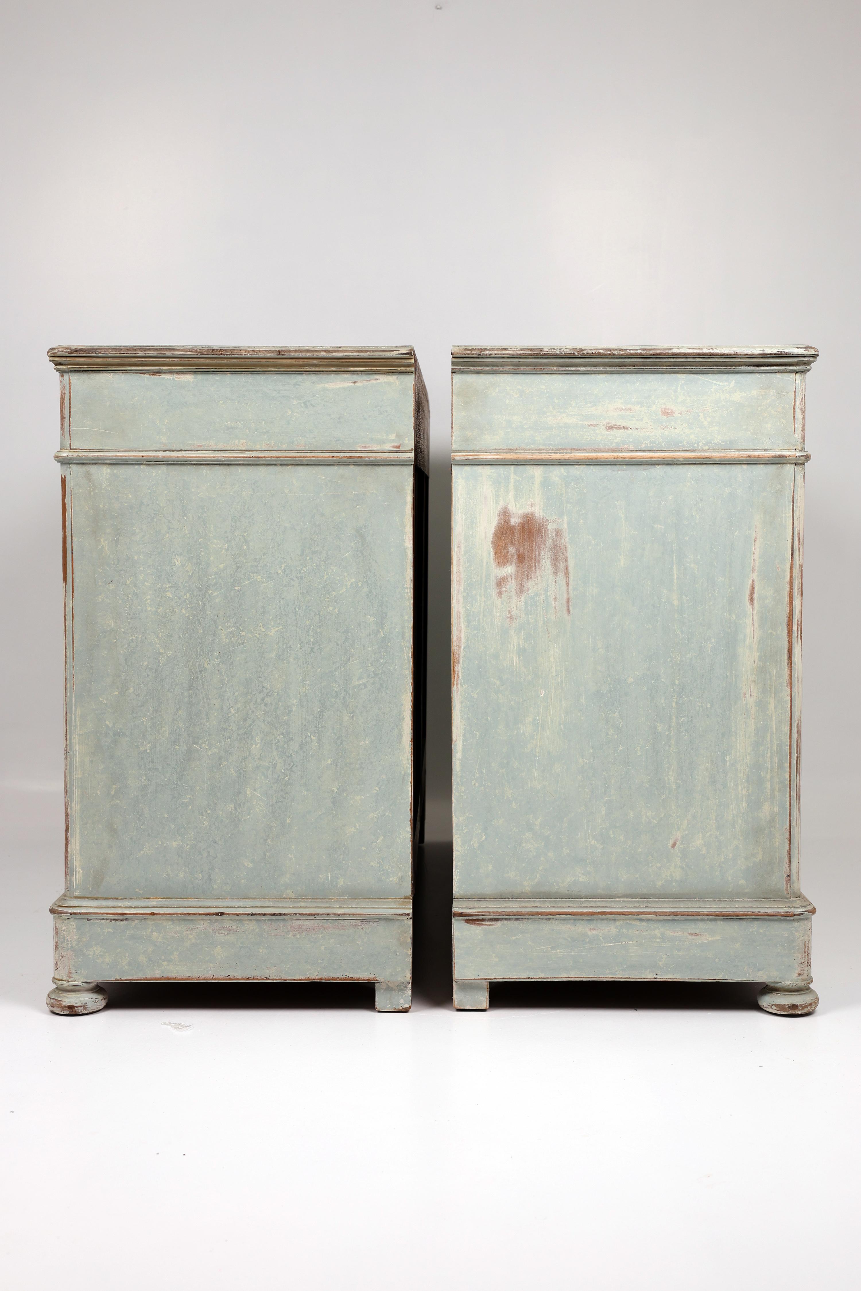 Coppia di credenze in stile gustaviano, Svezia, inizio XIX secolo in vendita 3