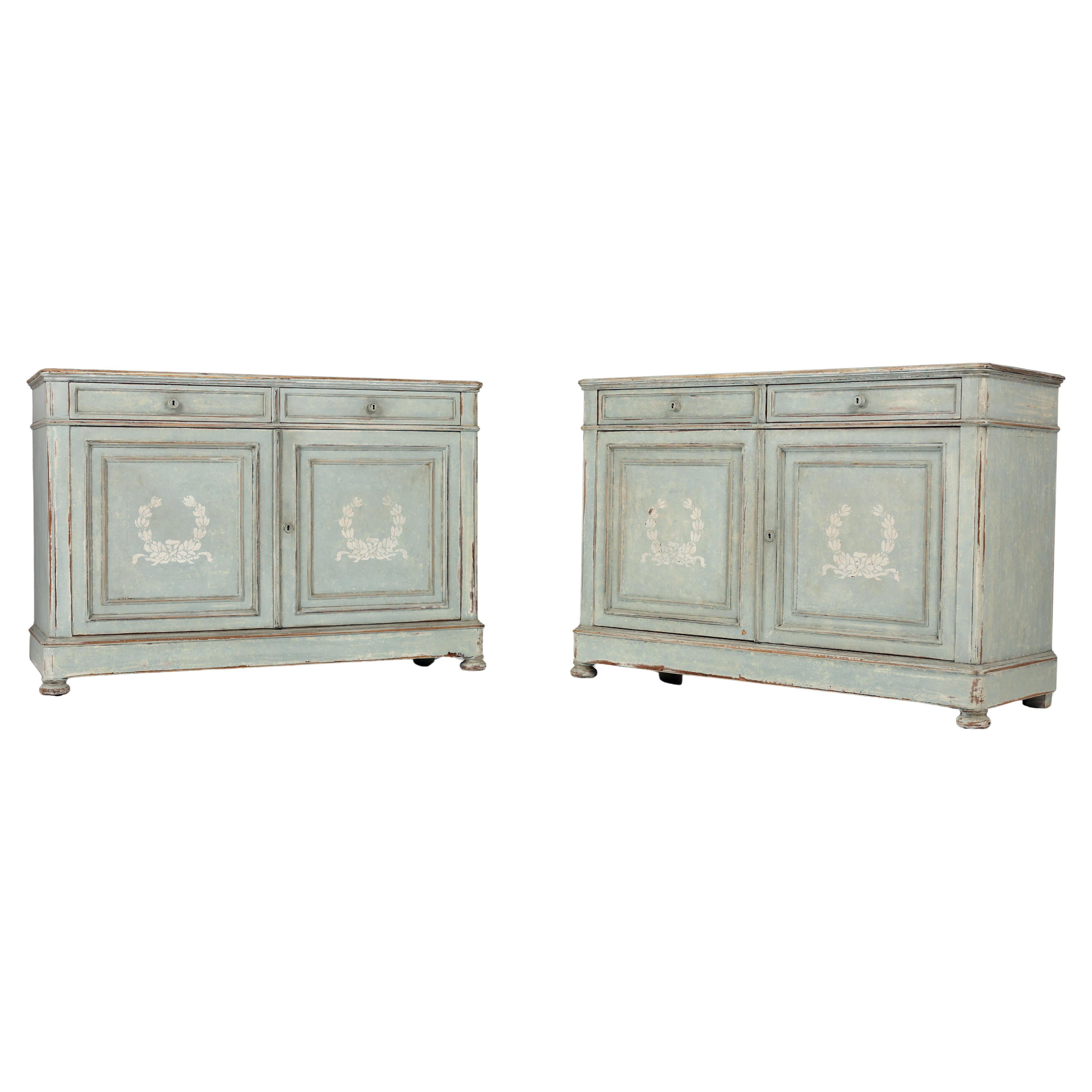 Pair of Gustavian-Style Sideboards, Sweden, Early 19th Century