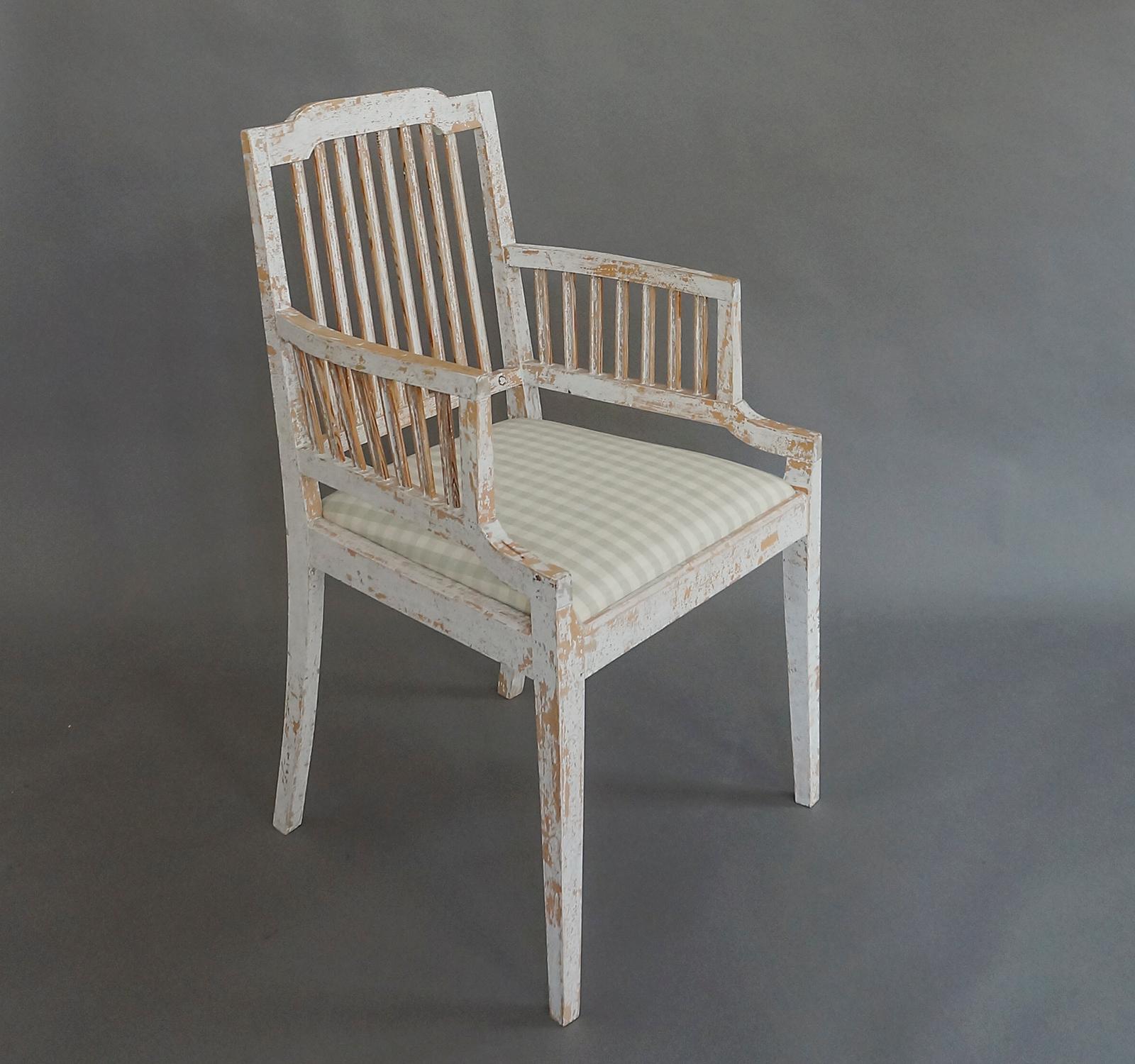 Swedish Pair of Gustavian Style Stick-Back Chairs