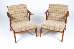 Pair of H. Brockmann-Petersen Teak Lounge Chairs, c. 1960's