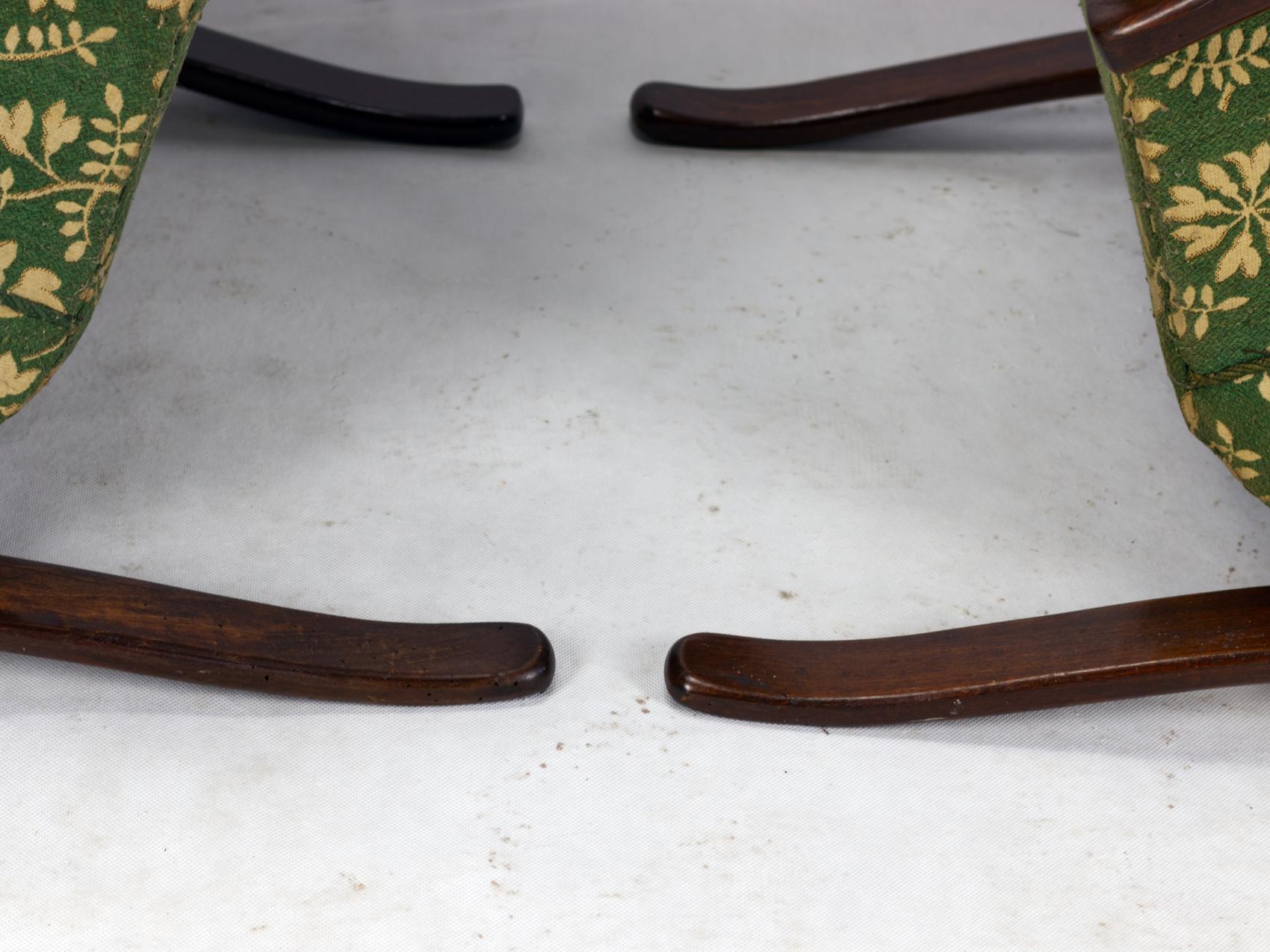 Pair of H269 Lounge Chairs by Jindřich Halabala for Up Závody Brno, 1930s 1