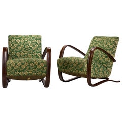 Pair of H269 Lounge Chairs by Jindřich Halabala for Up Závody Brno, 1930s