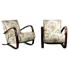 Paire de chaises longues H269 par Jindřich Halabala pour Up Závody Brno, années 1930