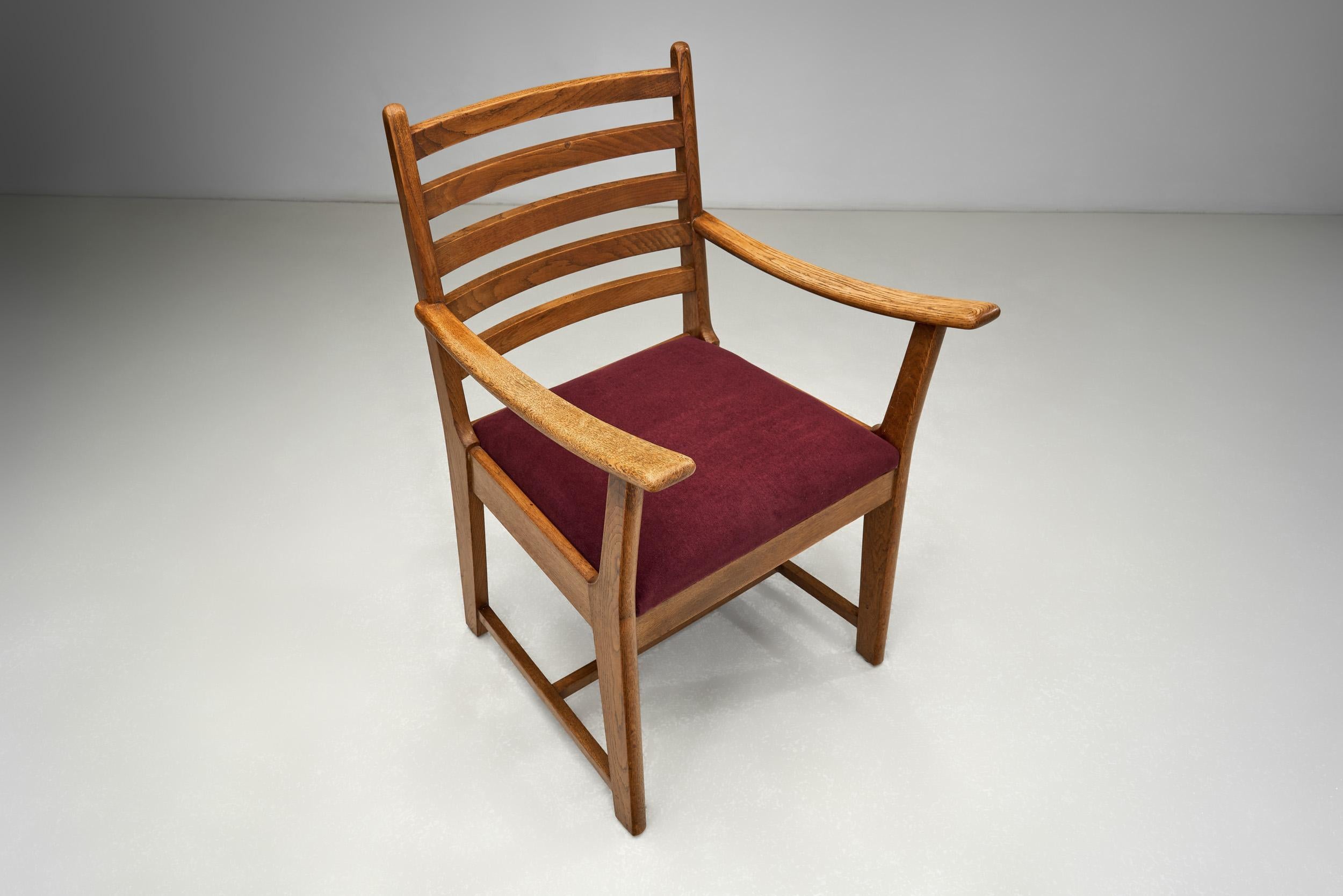 Milieu du XXe siècle Paire de fauteuils de l'école Haagse par Bas Van Pelt, Pays-Bas, vers 1930 en vente