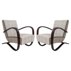 Pair of Halabala Art Deco Armchairs