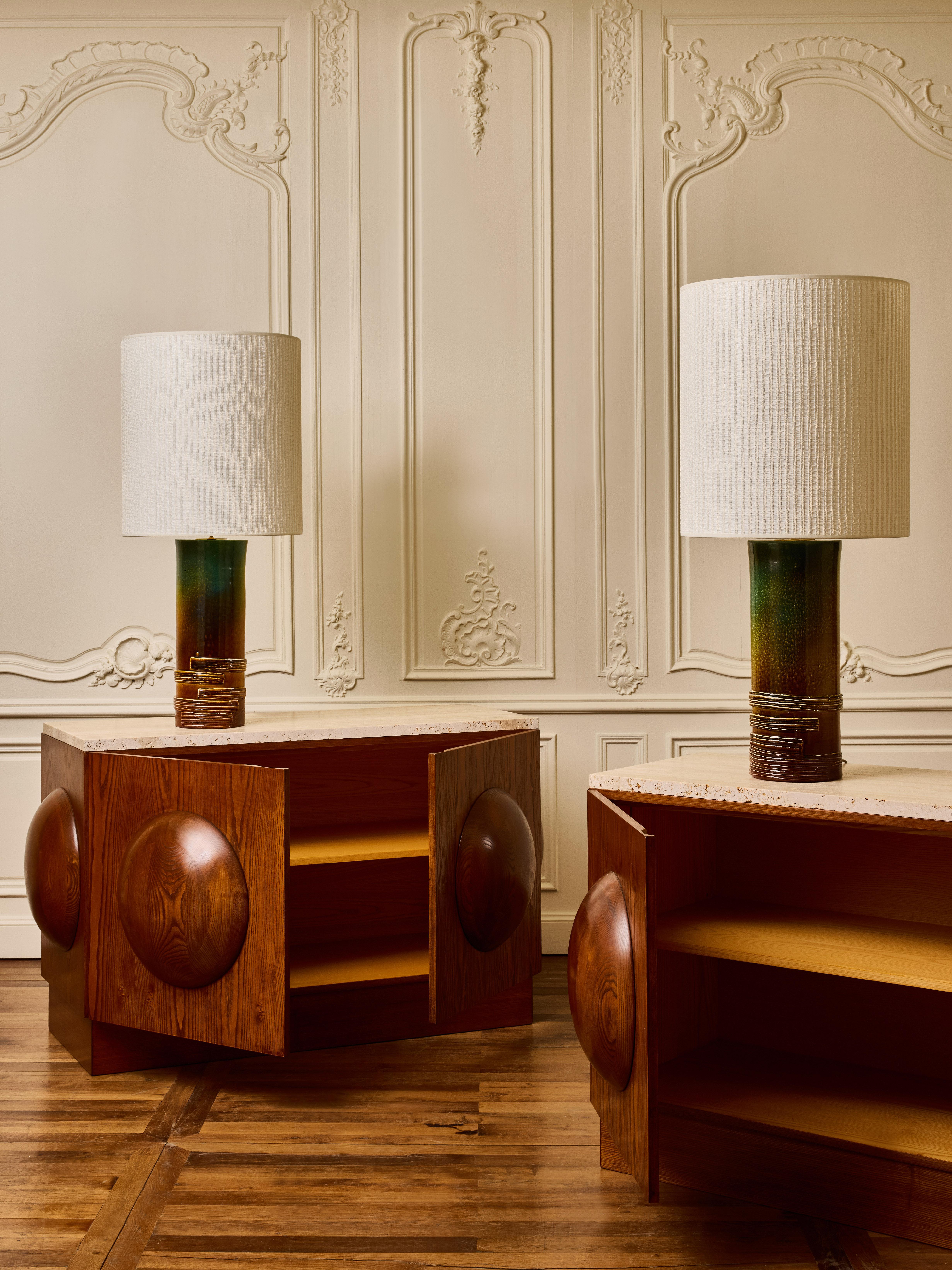 Mid-Century moderno Coppia di armadietti 