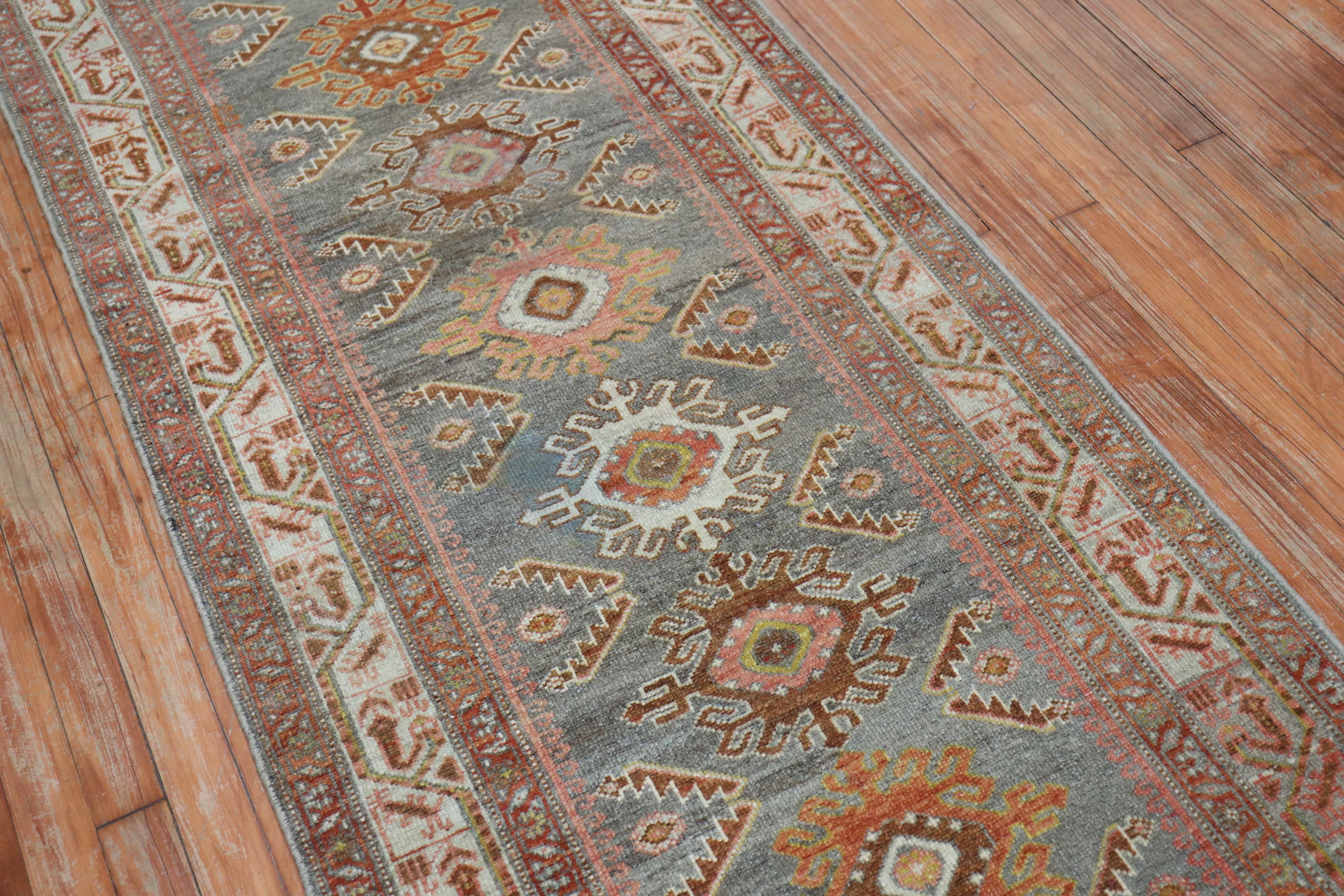 Pair of Hallway Persian Malayer Runners 8