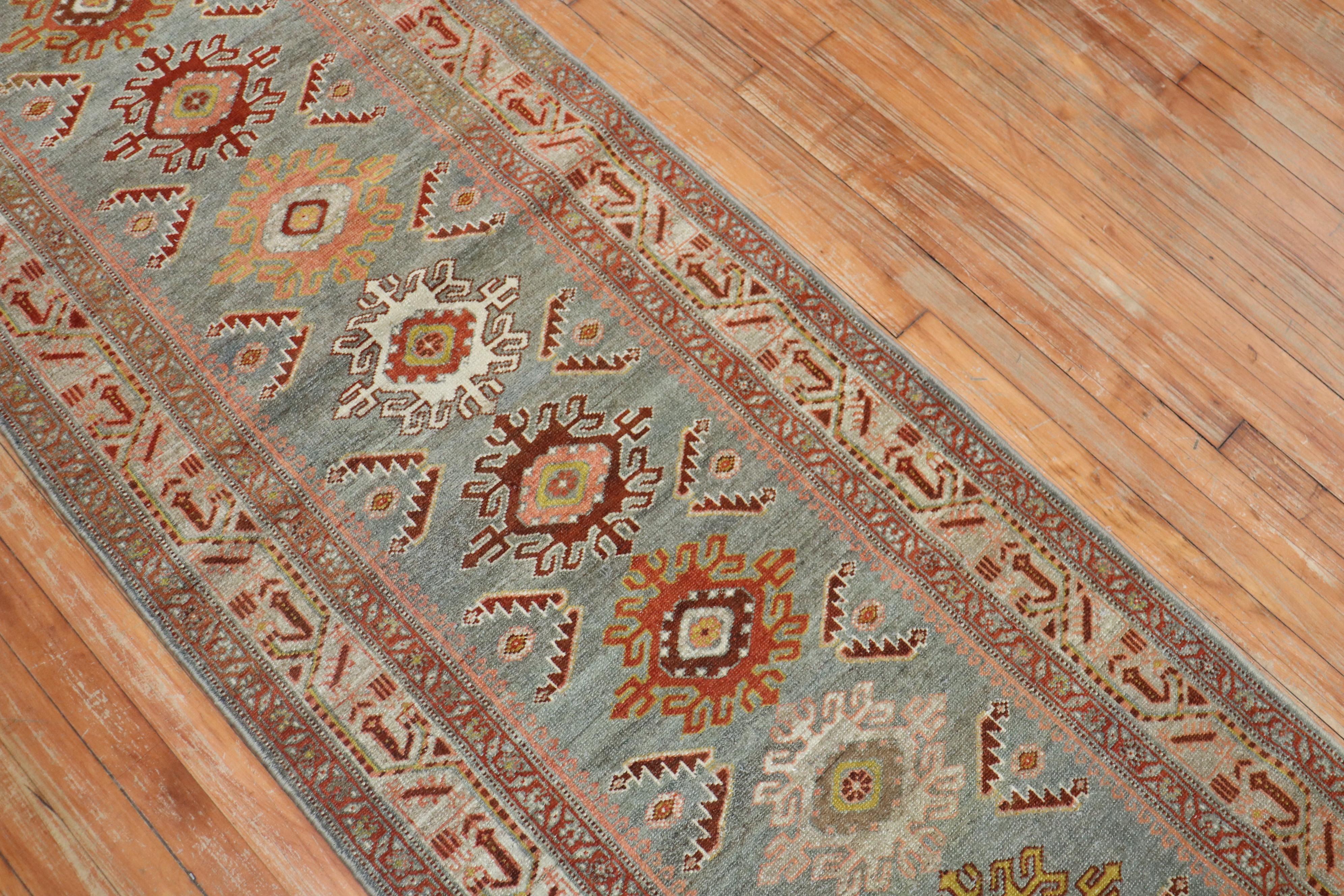 Tabriz Pair of Hallway Persian Malayer Runners