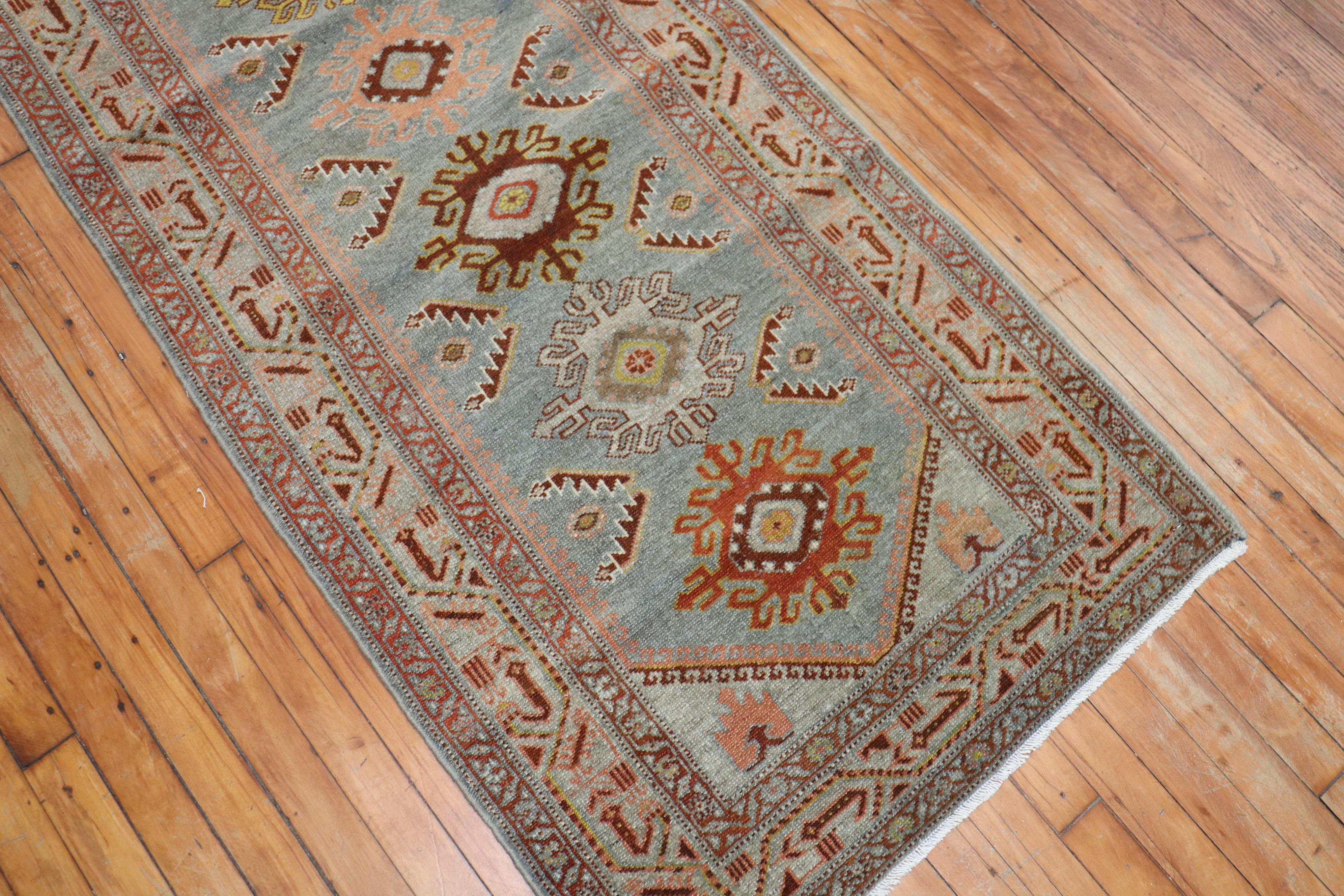 Pair of Hallway Persian Malayer Runners In Good Condition In New York, NY